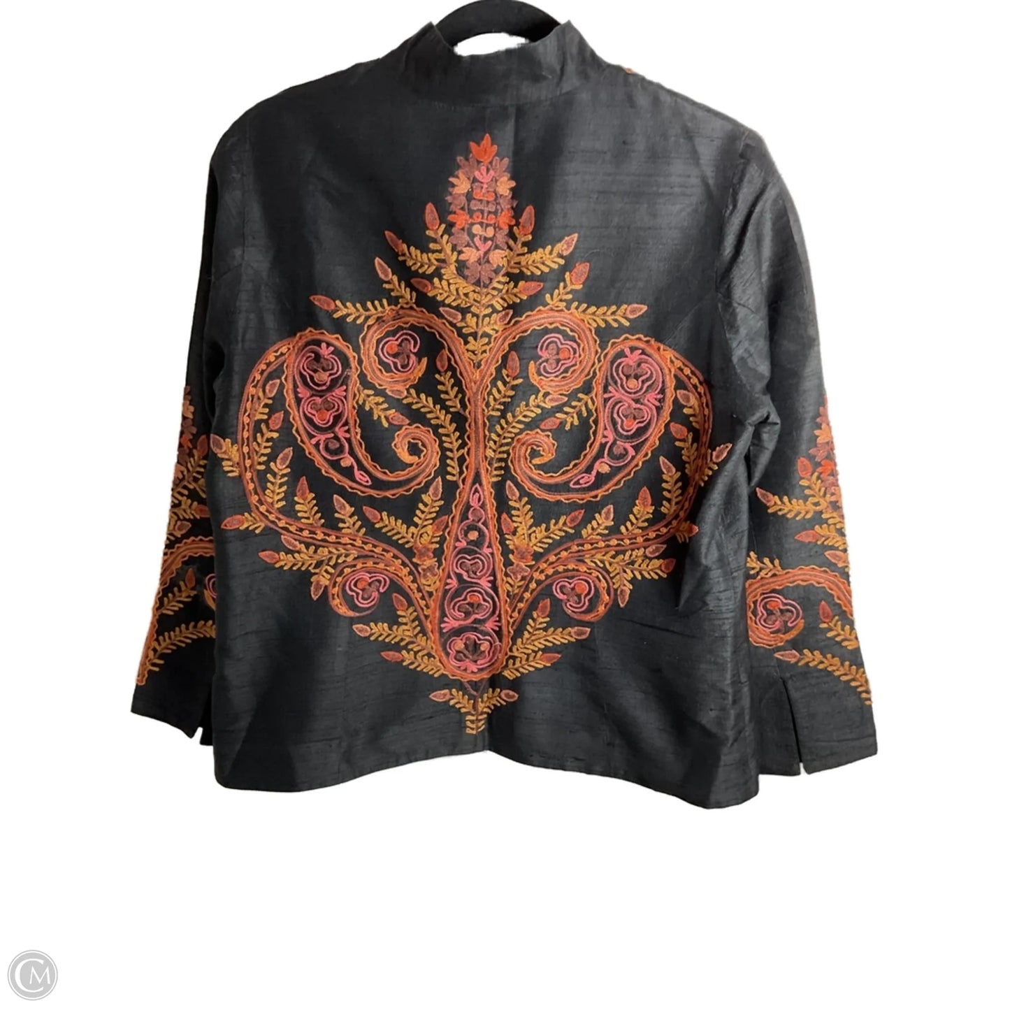 Blazer By Clothes Mentor In Paisley Print, Size: S