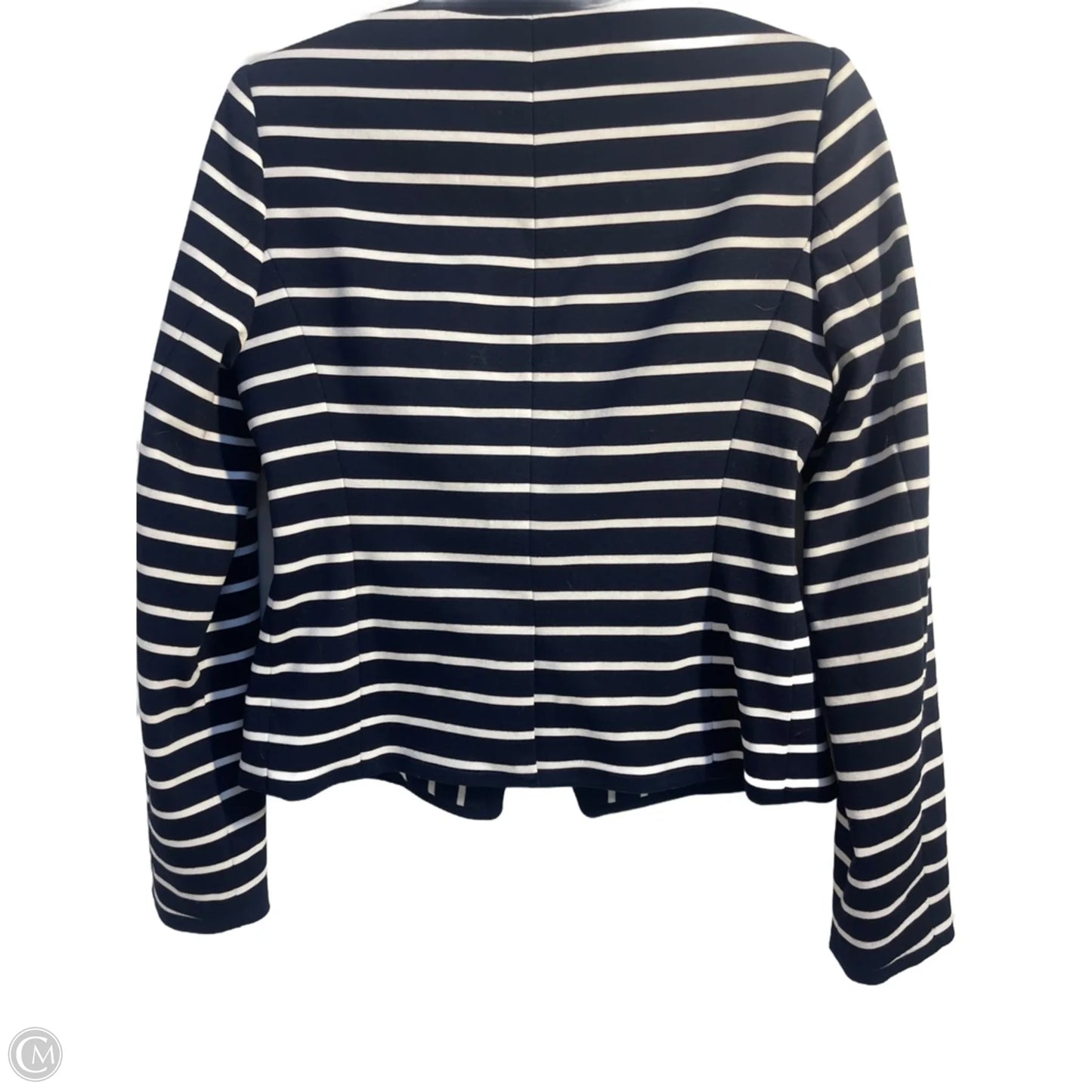 Blazer By Limited In Striped Pattern, Size: S