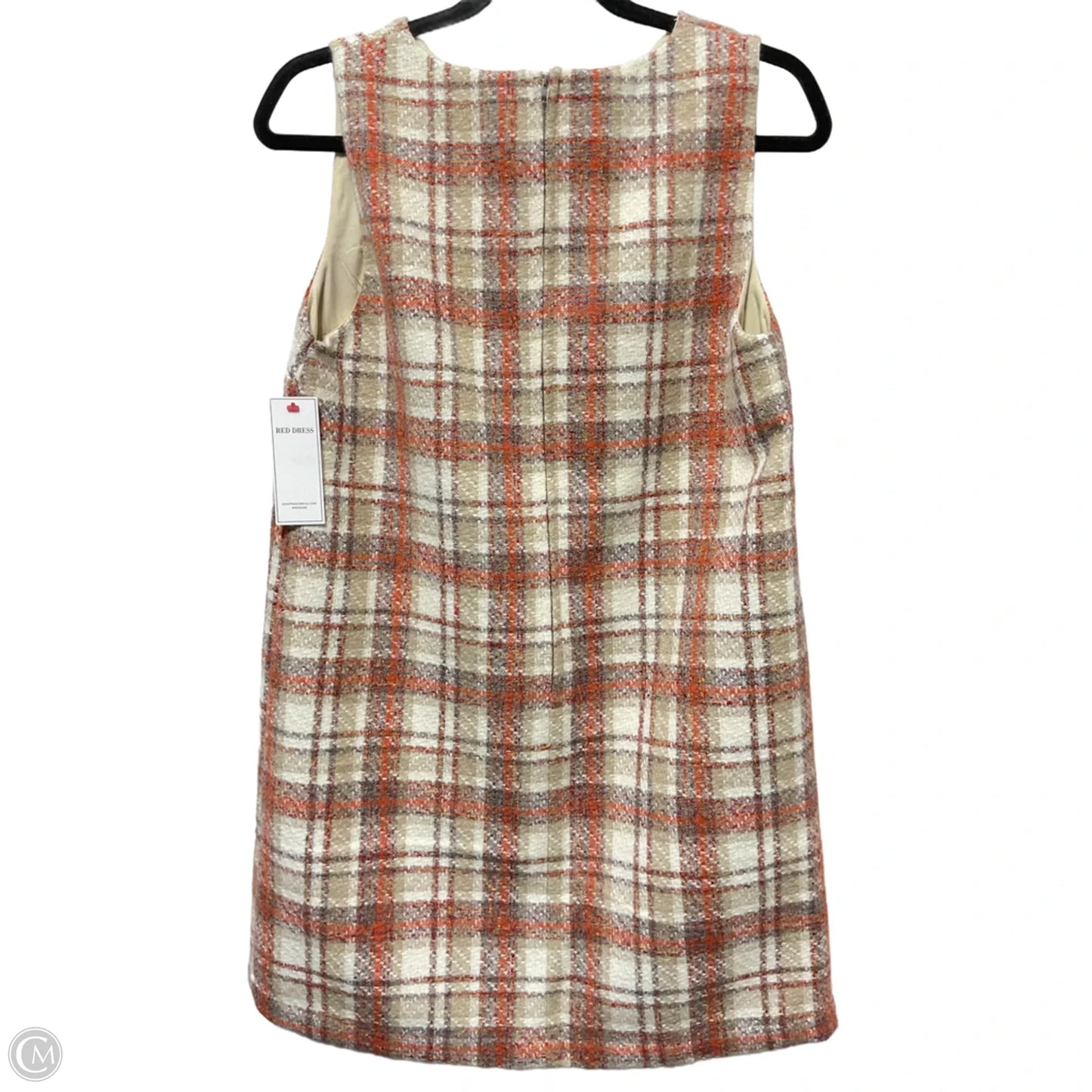 Dress Casual Short By Aura In Checkered Pattern, Size: S