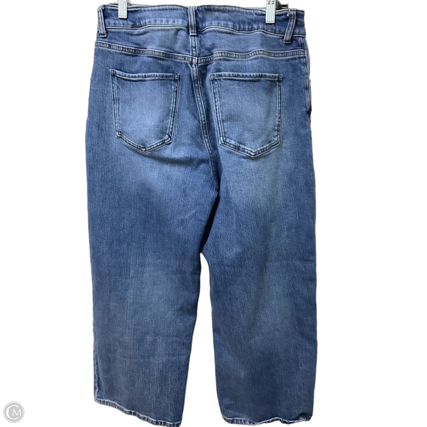 Jeans Cropped By Madewell In Blue Denim, Size: 10