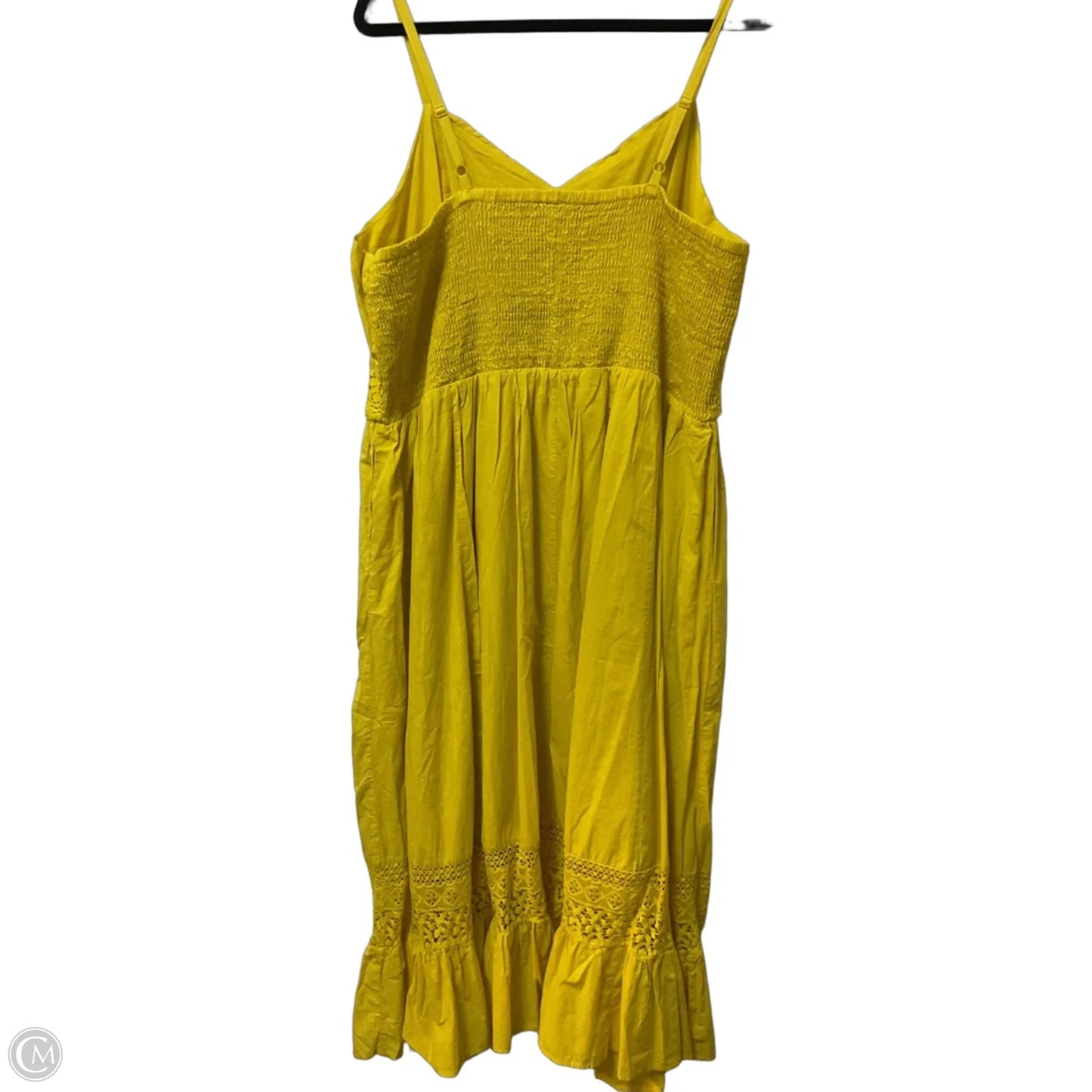 Dress Casual Maxi By Torrid In Yellow, Size: 2x