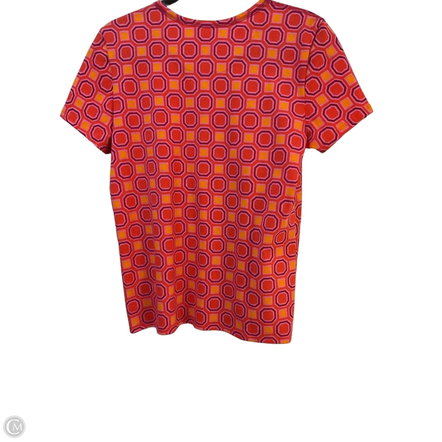 Top Short Sleeve Designer By Tory Burch In Orange, Size: M