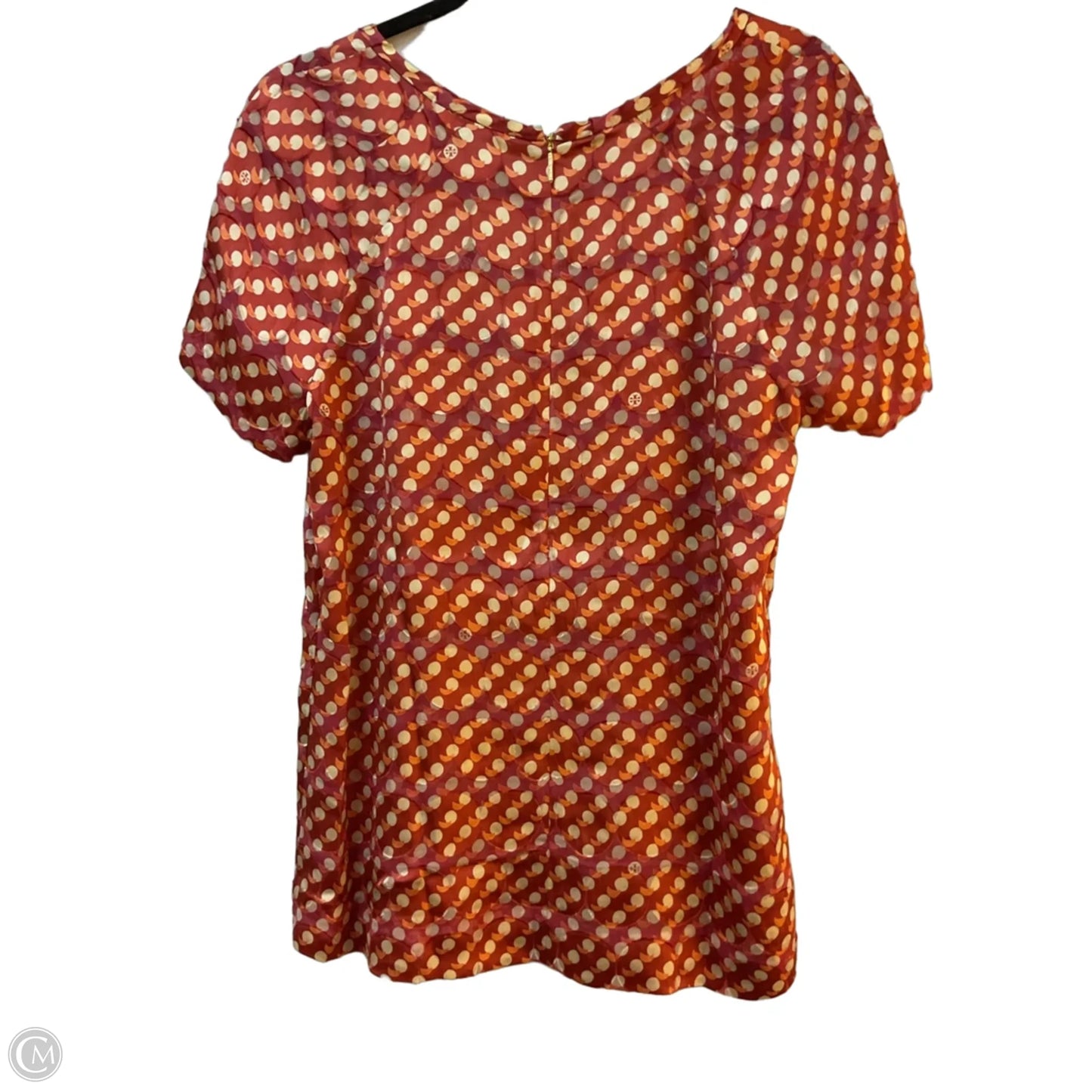 Blouse Designer By Tory Burch In Red, Size: M