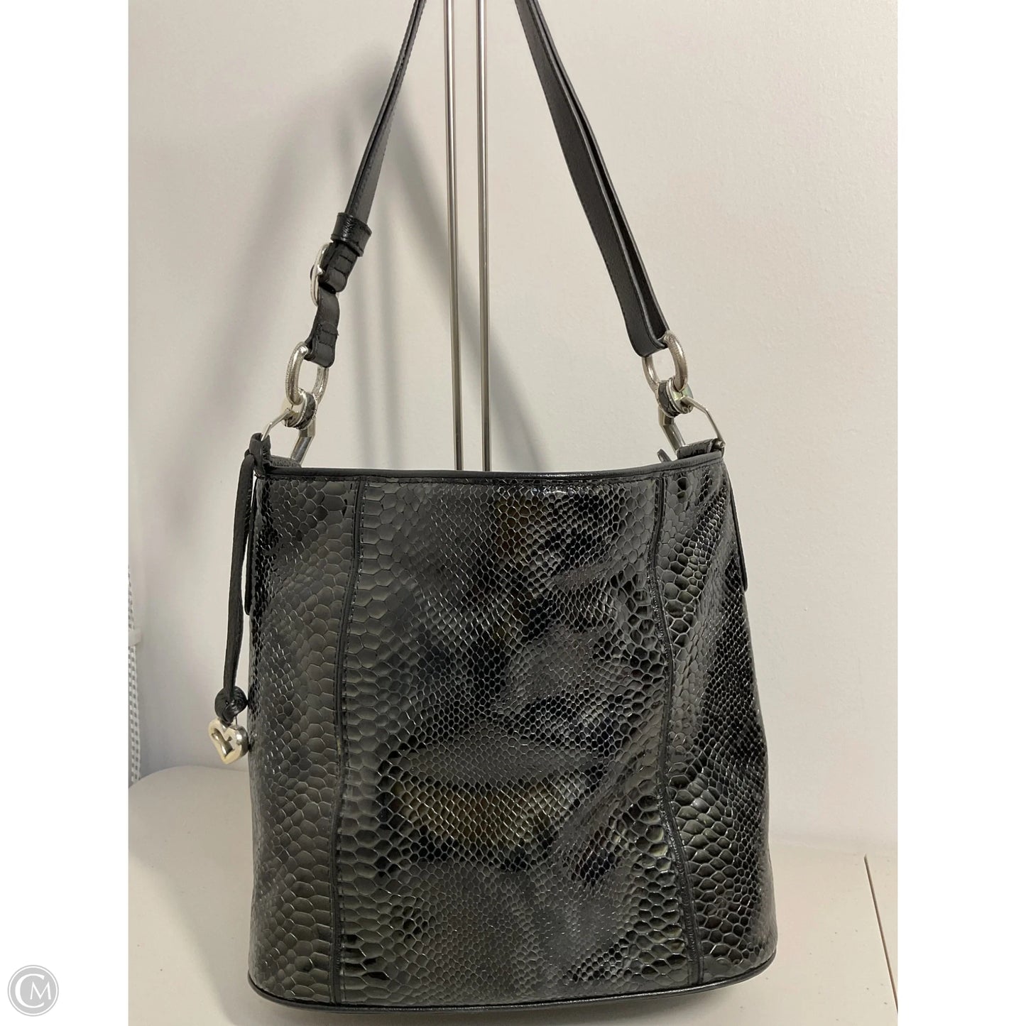 Handbag Leather By Brighton, Size: Large
