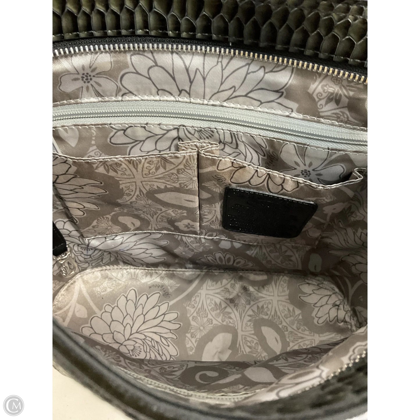 Handbag Leather By Brighton, Size: Large