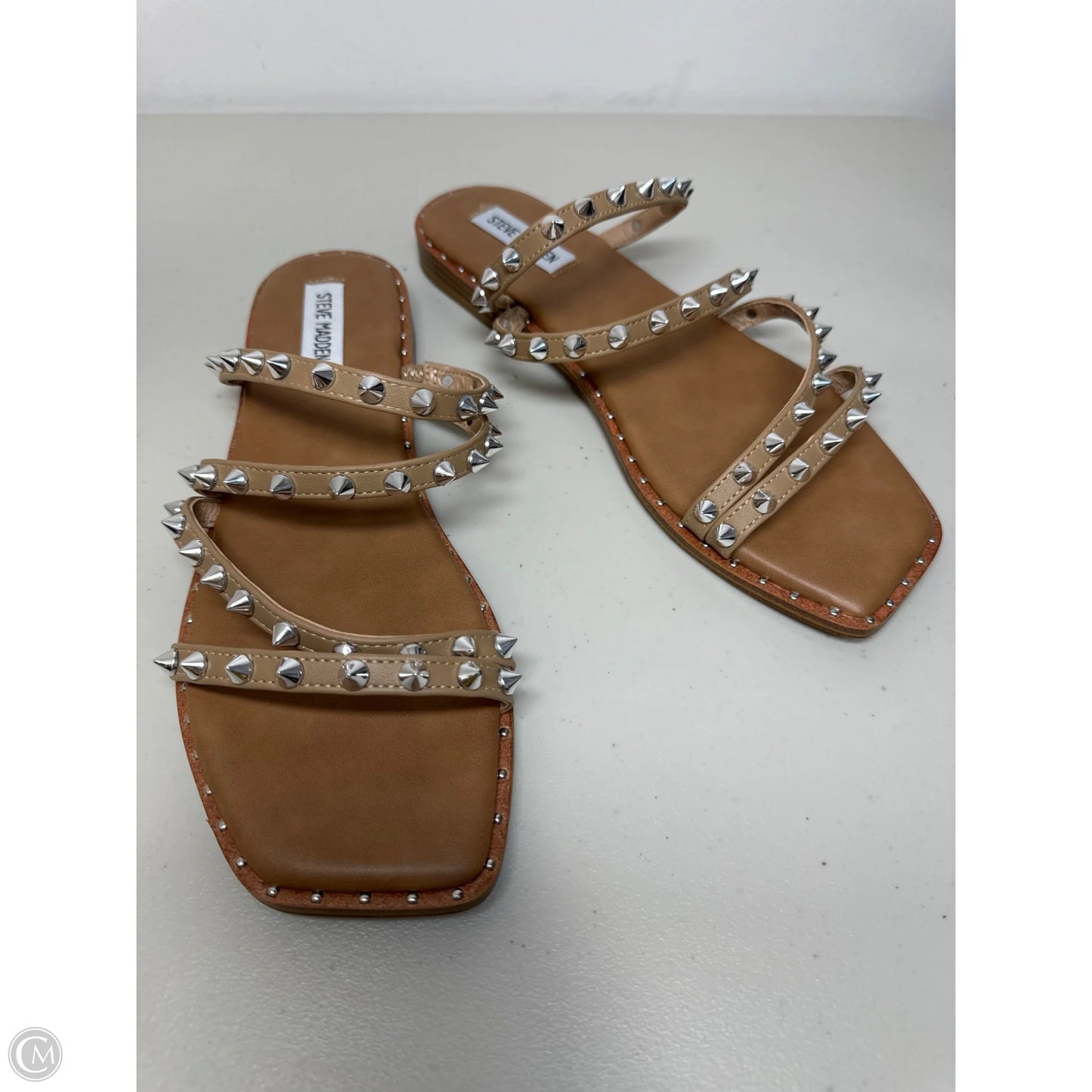 Sandals Flats By Steve Madden In Tan, Size: 10