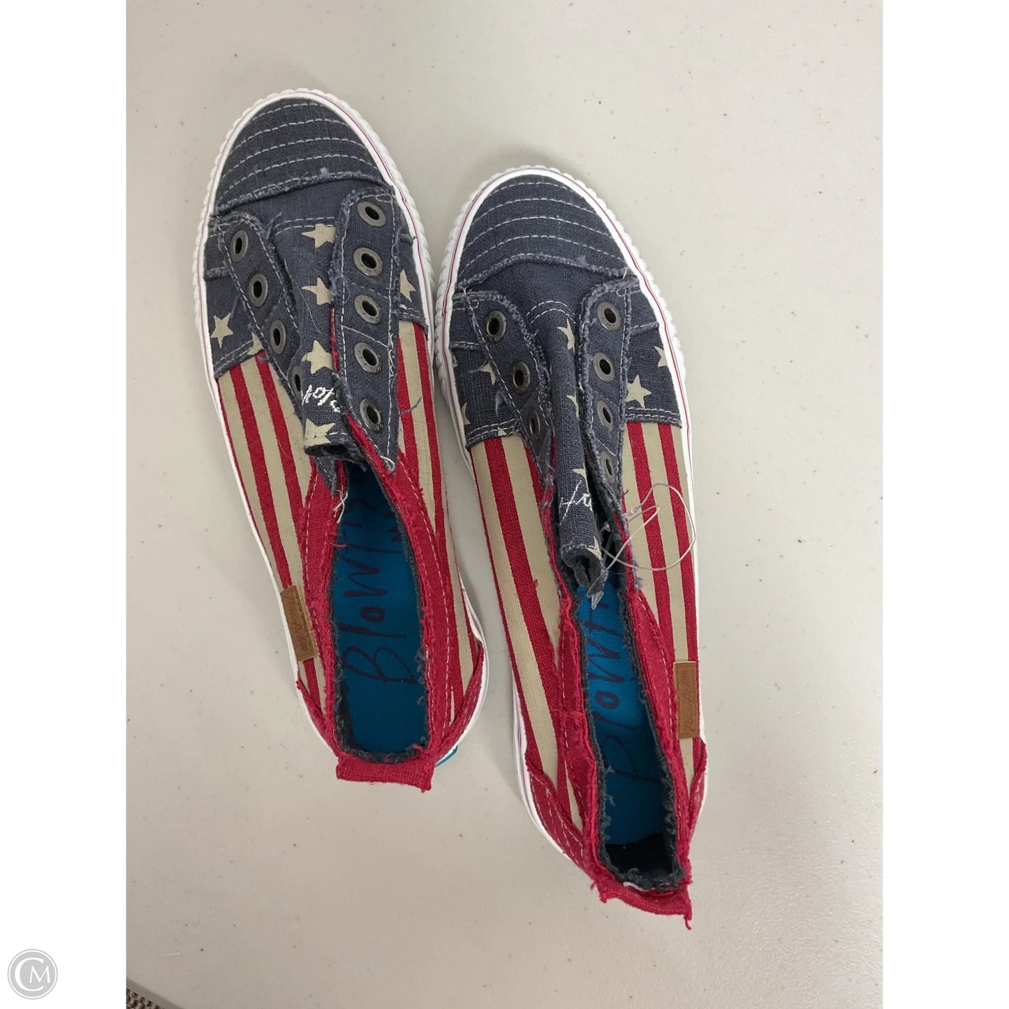 Shoes Sneakers By Blowfish In Blue & Red, Size: 8.5