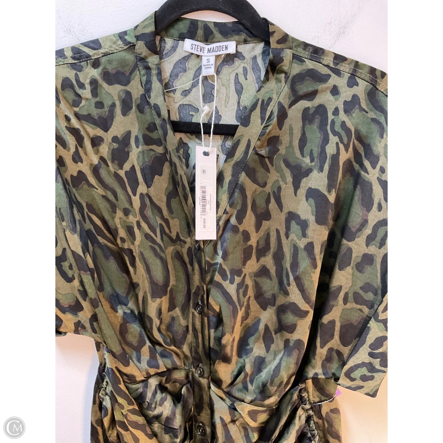 Dress Party Midi By Steve Madden In Camouflage Print, Size: S