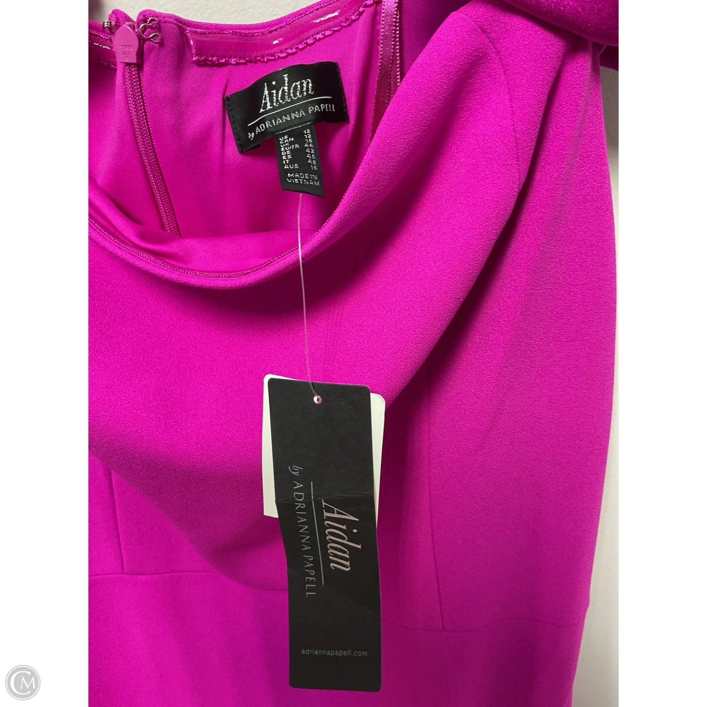 Dress Party Long By Adrianna Papell In Pink, Size: 12