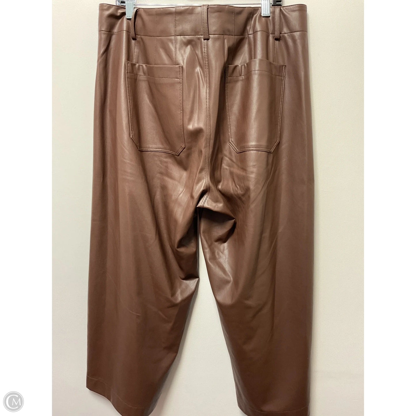 Pants Cropped By Maeve In Brown, Size: 18