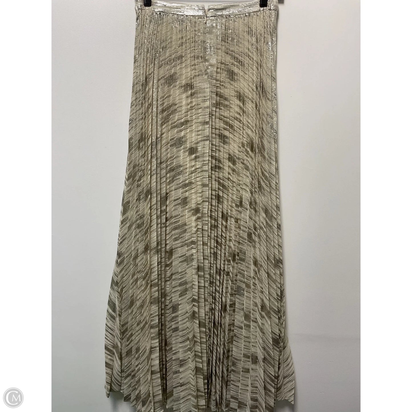 Skirt Maxi By Moulinette Soeurs In Silver & Tan, Size: 2