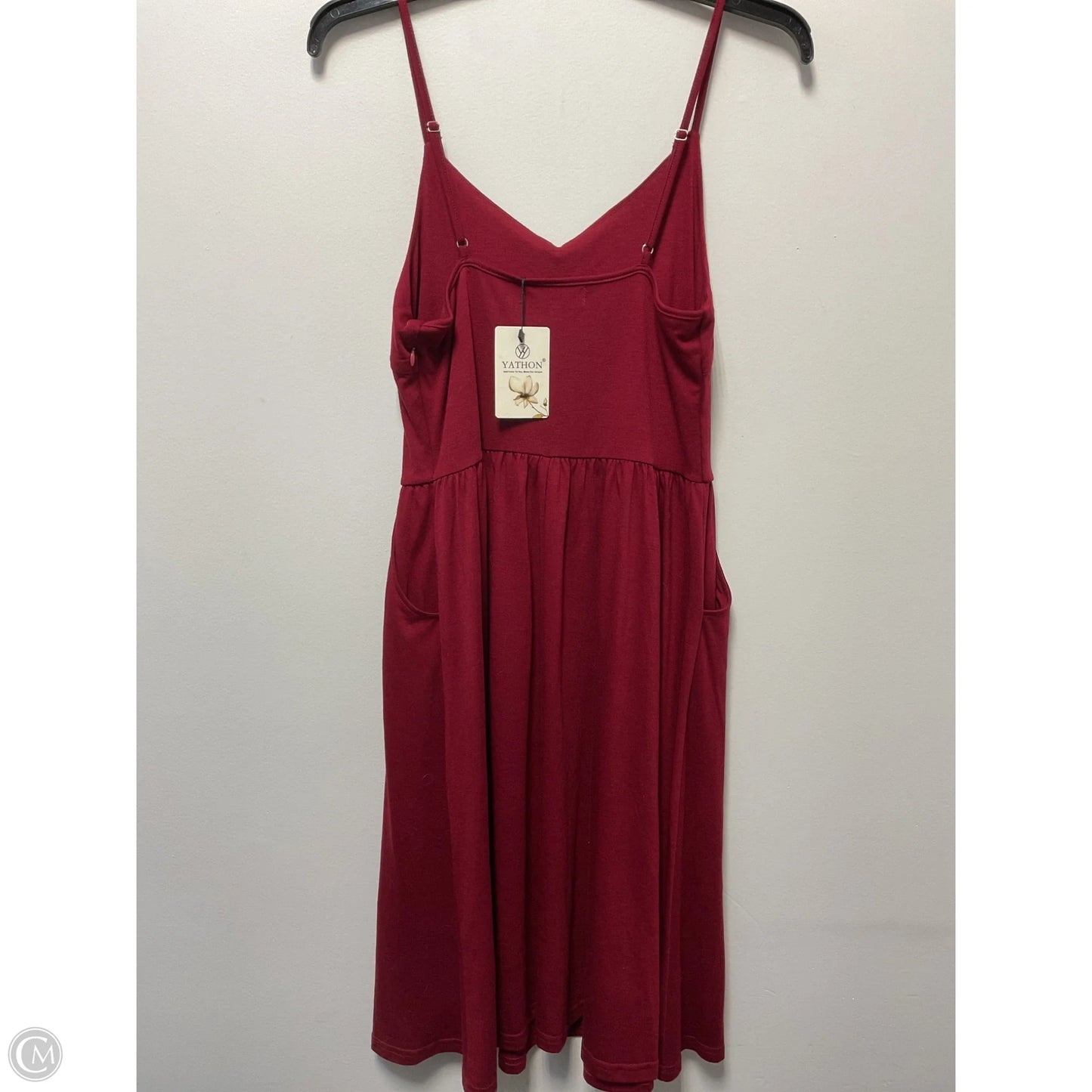 Dress Casual Midi By Clothes Mentor In Red, Size: M