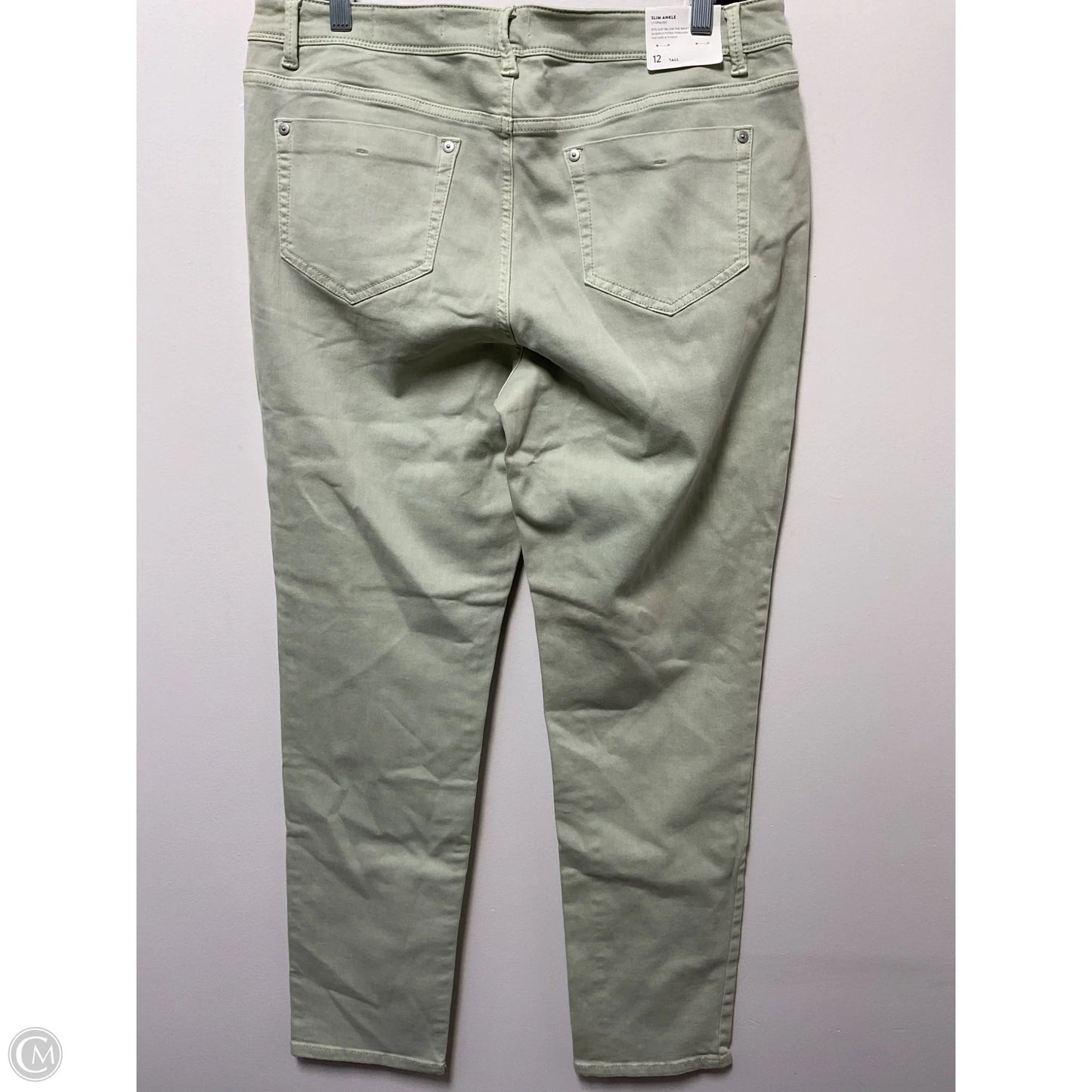 Jeans Straight By J. Jill In Green, Size: 12