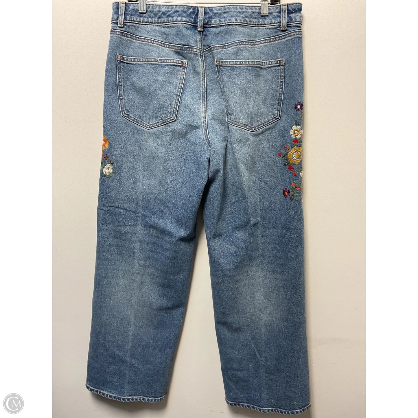 Jeans Wide Leg By Talbots In Blue Denim, Size: 12
