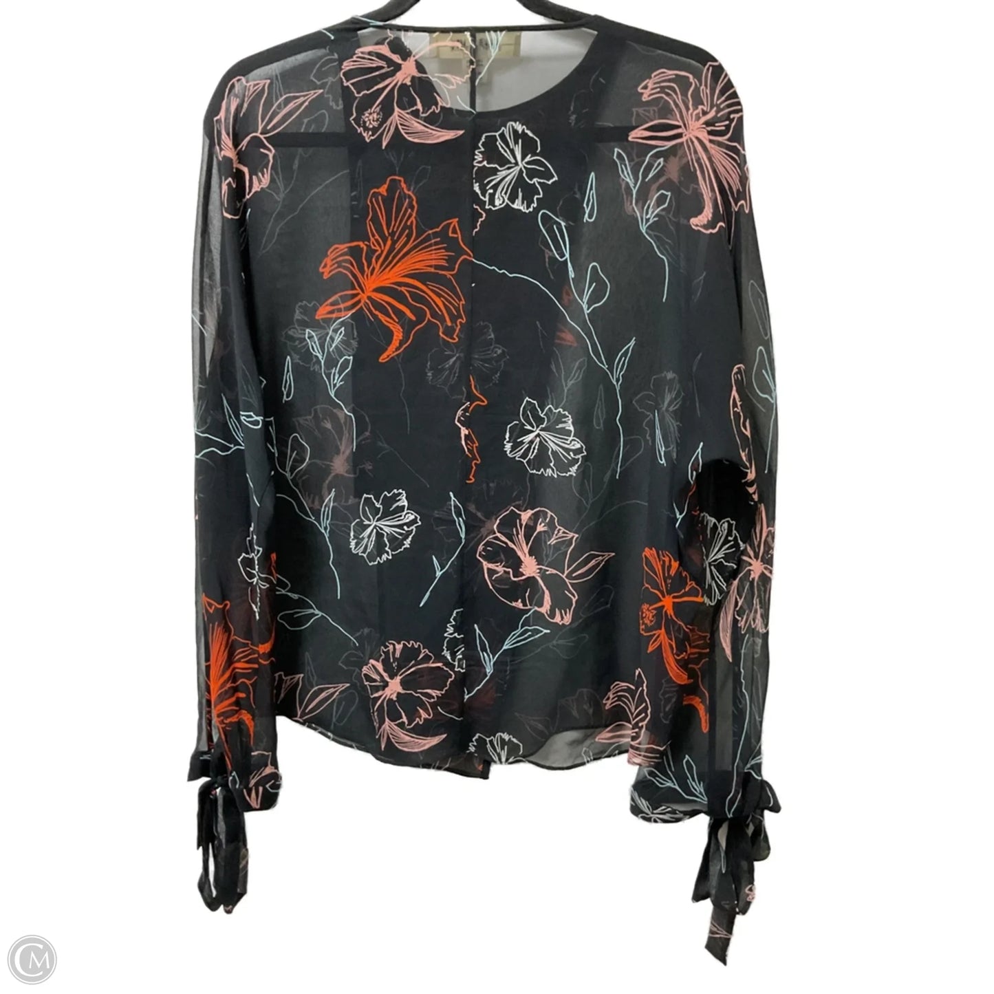 Blouse Designer By Diane Von Furstenberg In Black, Size: S