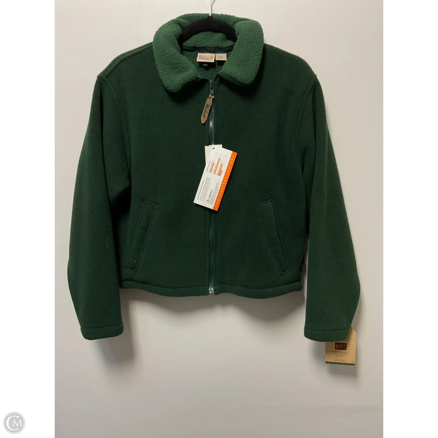 Jacket Fleece By Woolrich In Green, Size: M