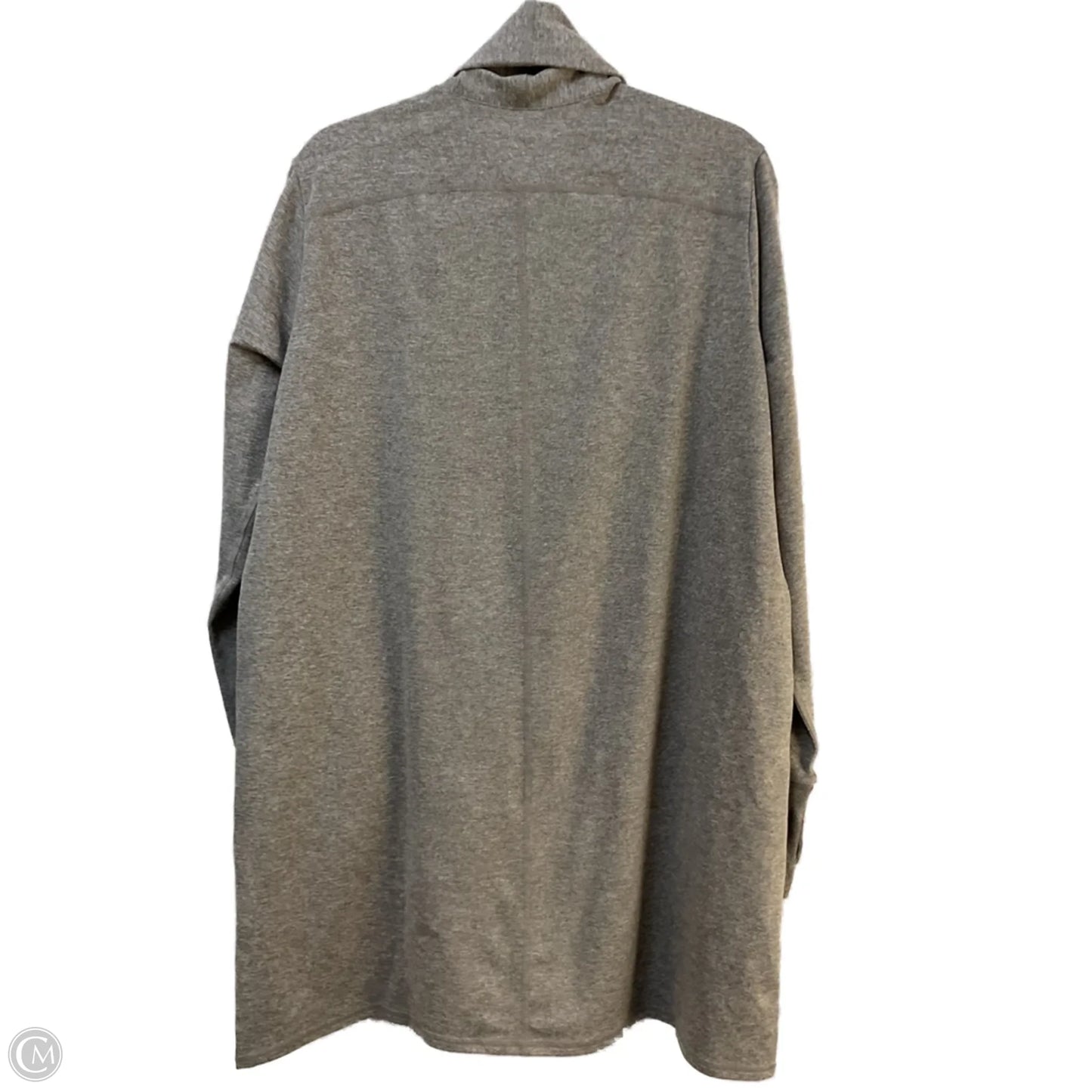 Sweater Cardigan By Eddie Bauer In Taupe, Size: Xl