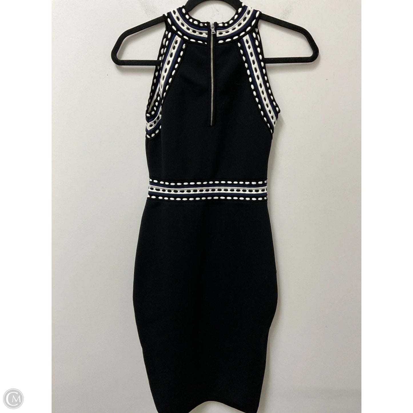 Dress Designer By Milly In Black & Cream, Size: M