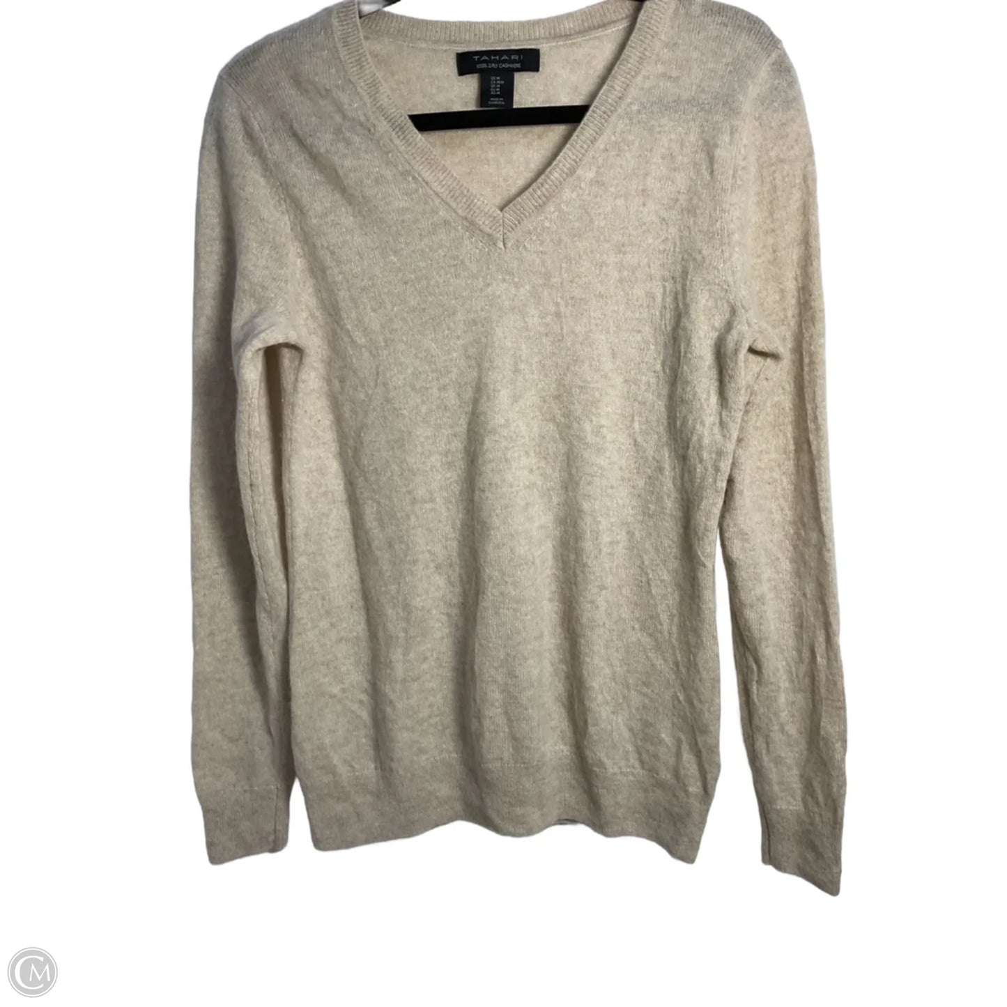 Sweater Cashmere By Tahari In Tan, Size: M