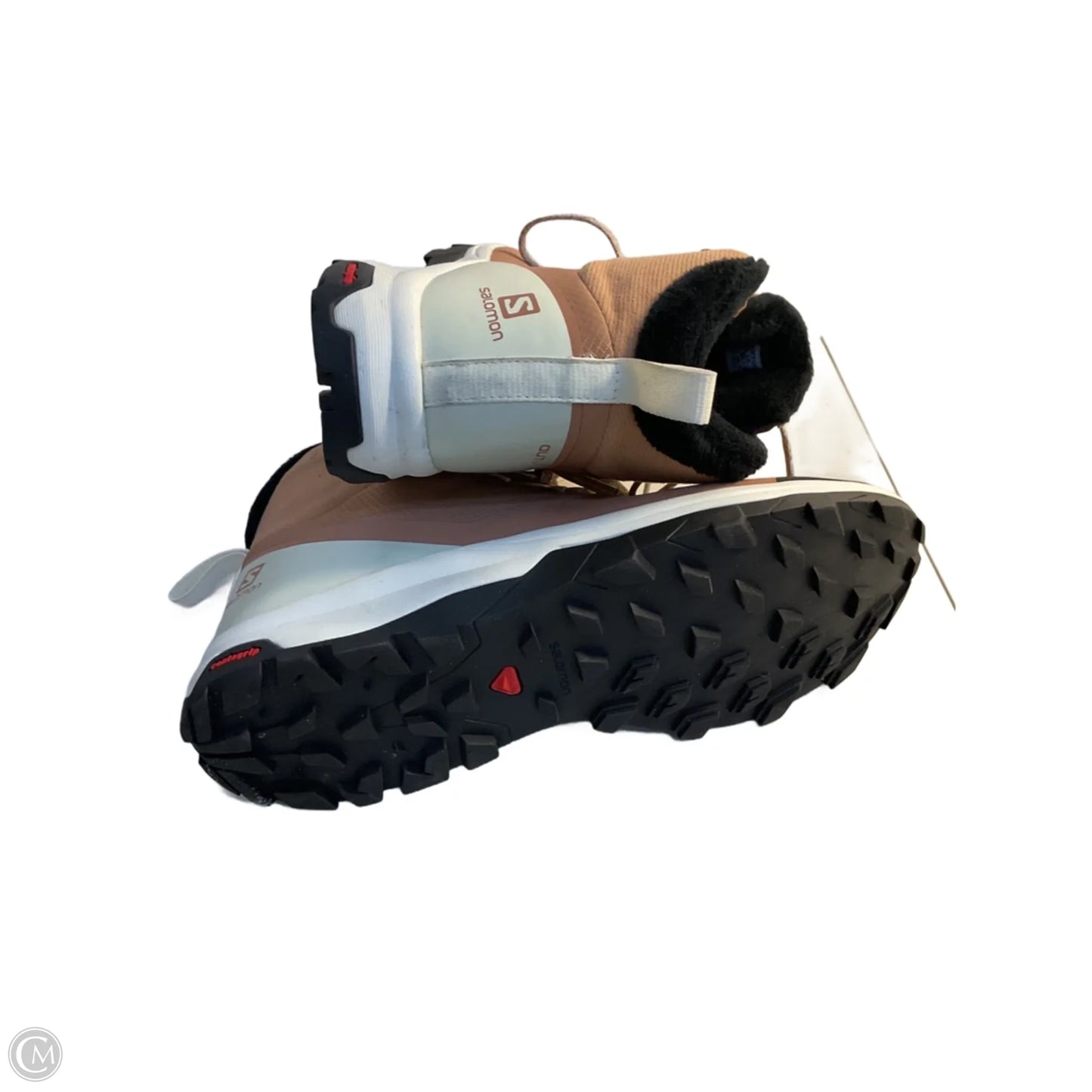 Boots Snow By Clothes Mentor In Black & Tan, Size: 9.5