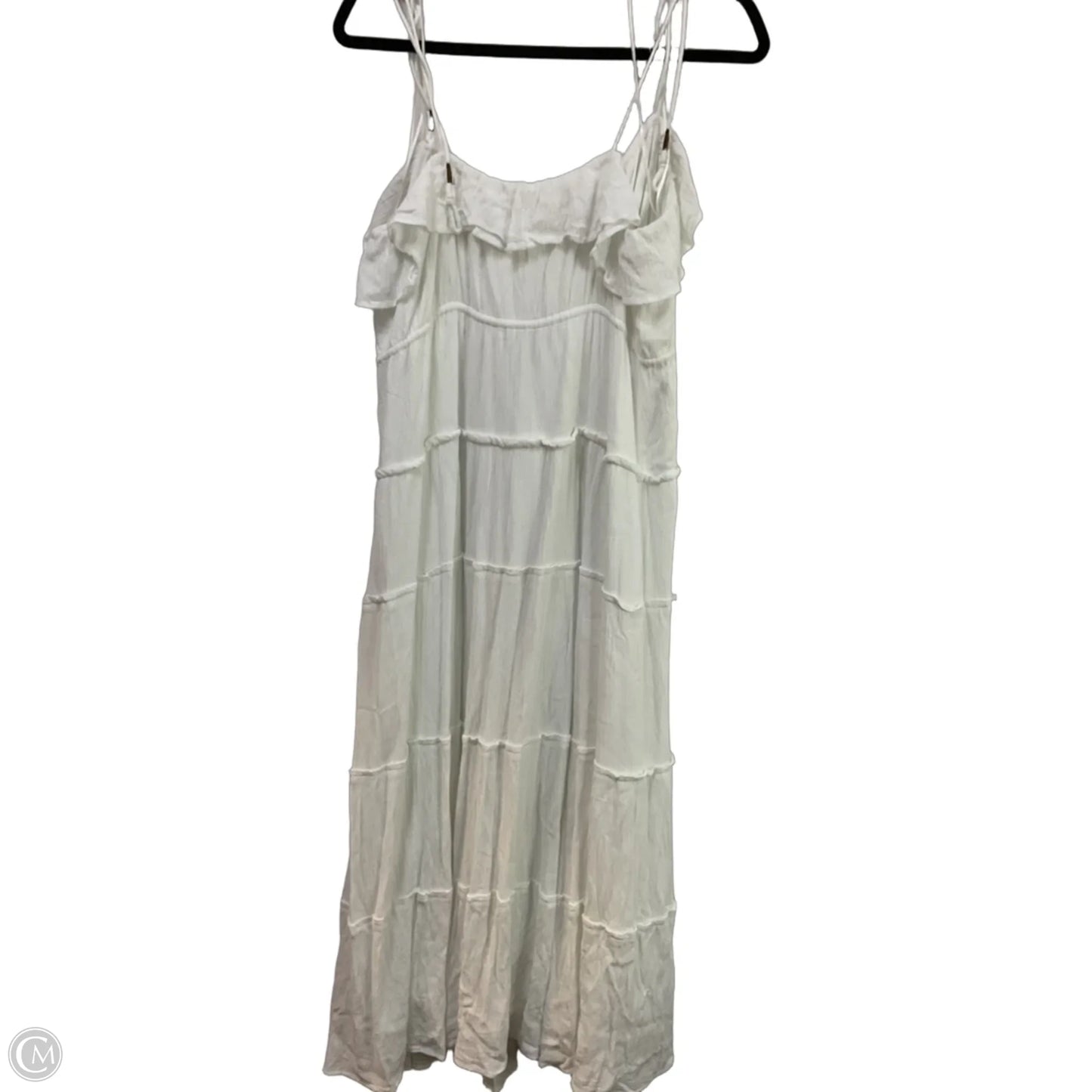 Dress Casual Maxi By Anthropologie In White, Size: S