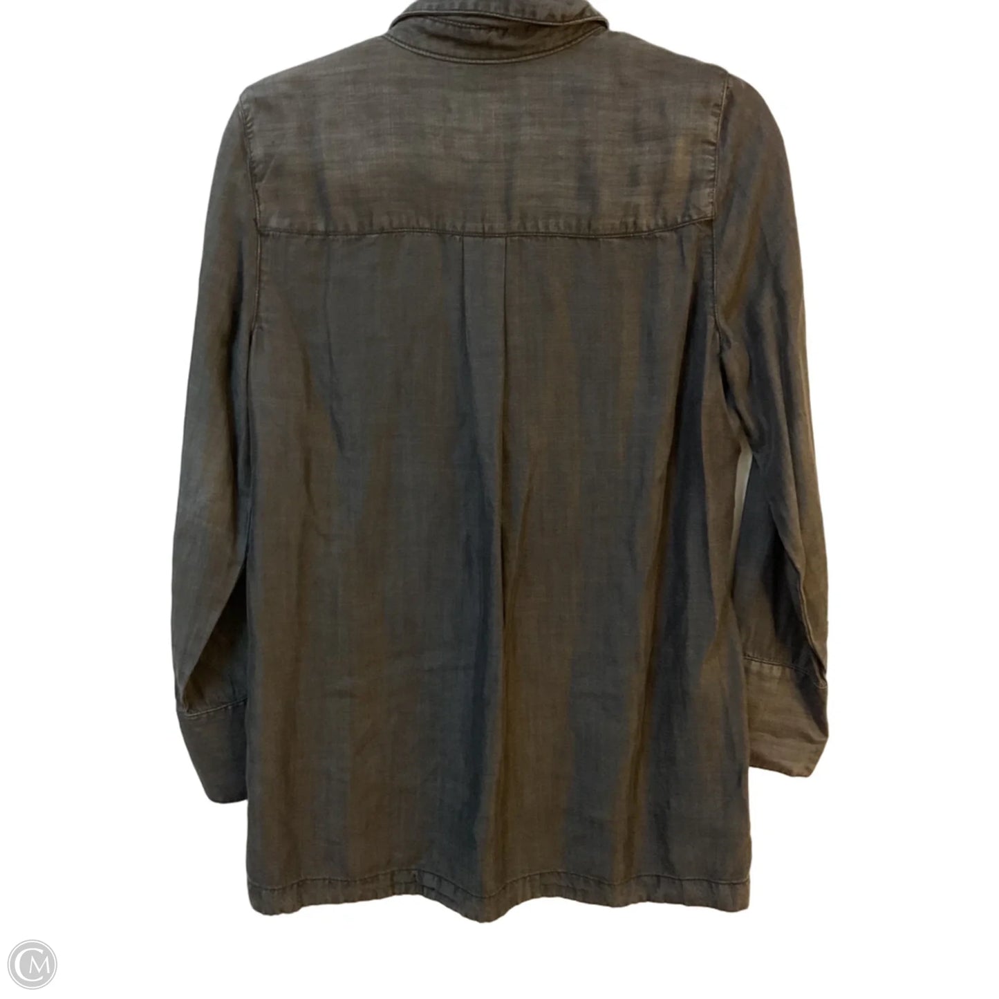 Tunic Long Sleeve By Chicos In Black, Size: S