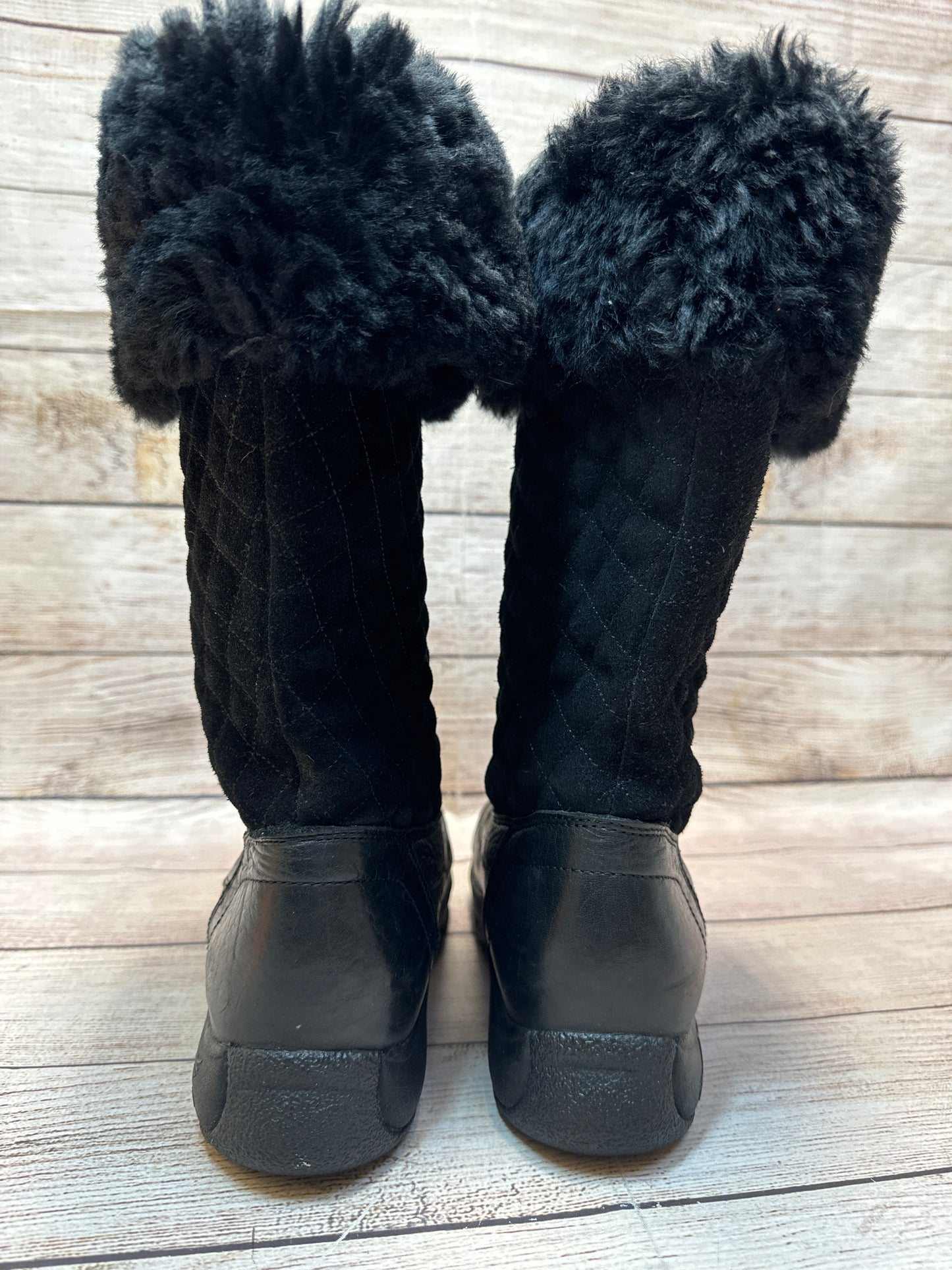 Boots Leather By Dansko In Black, Size: 6.5