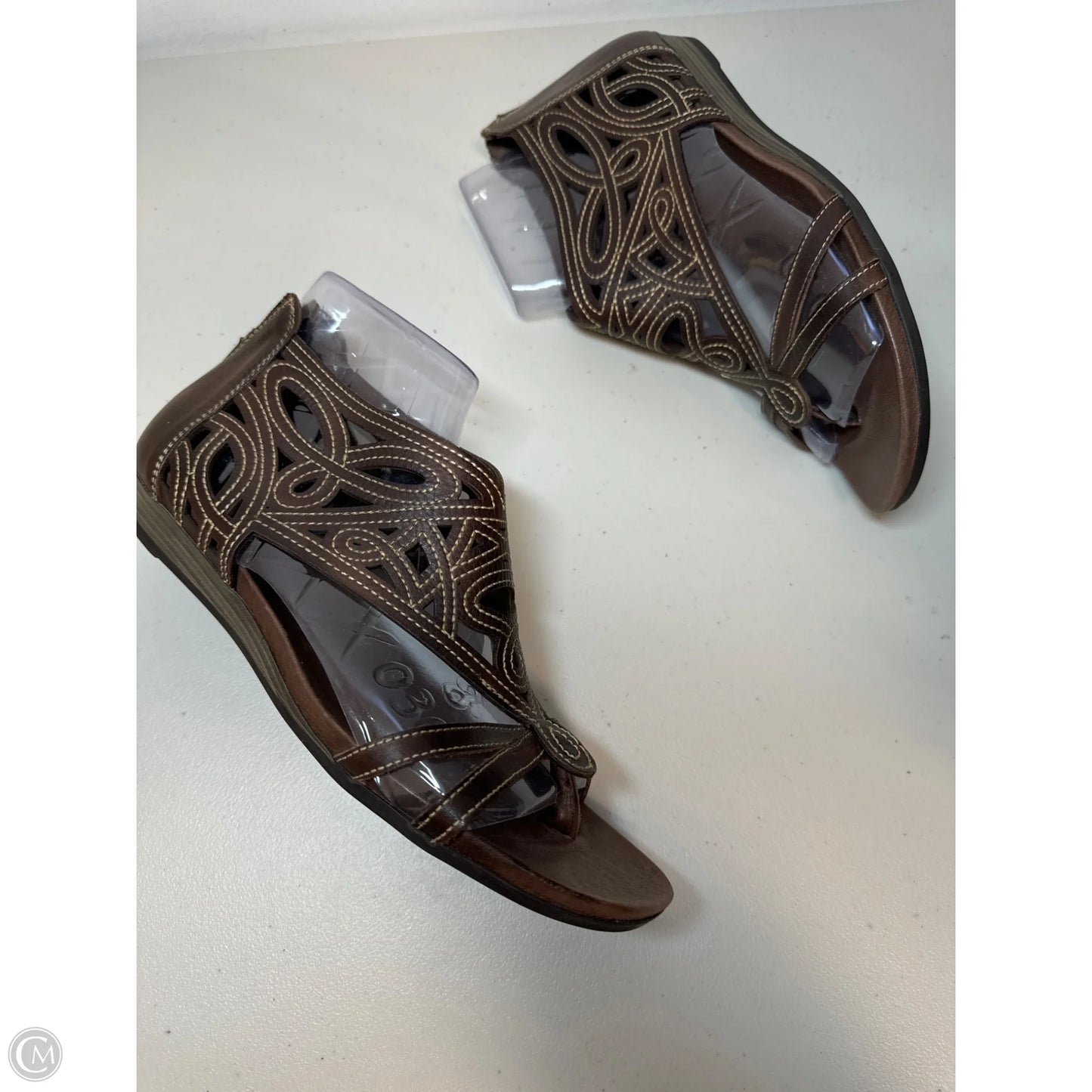 Sandals Flats By Pikolinos In Brown, Size: 9