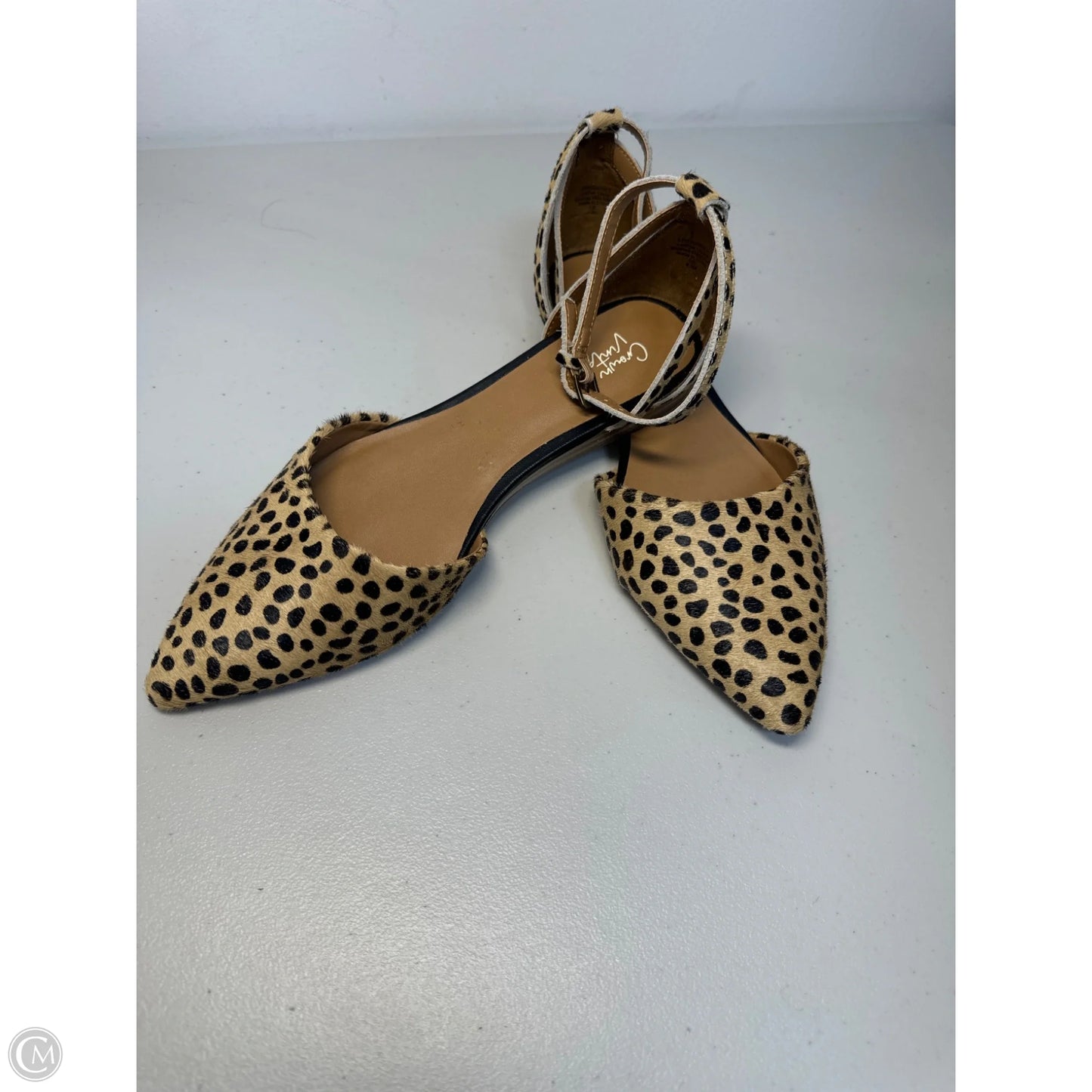 Shoes Flats By Crown Vintage In Animal Print, Size: 8.5