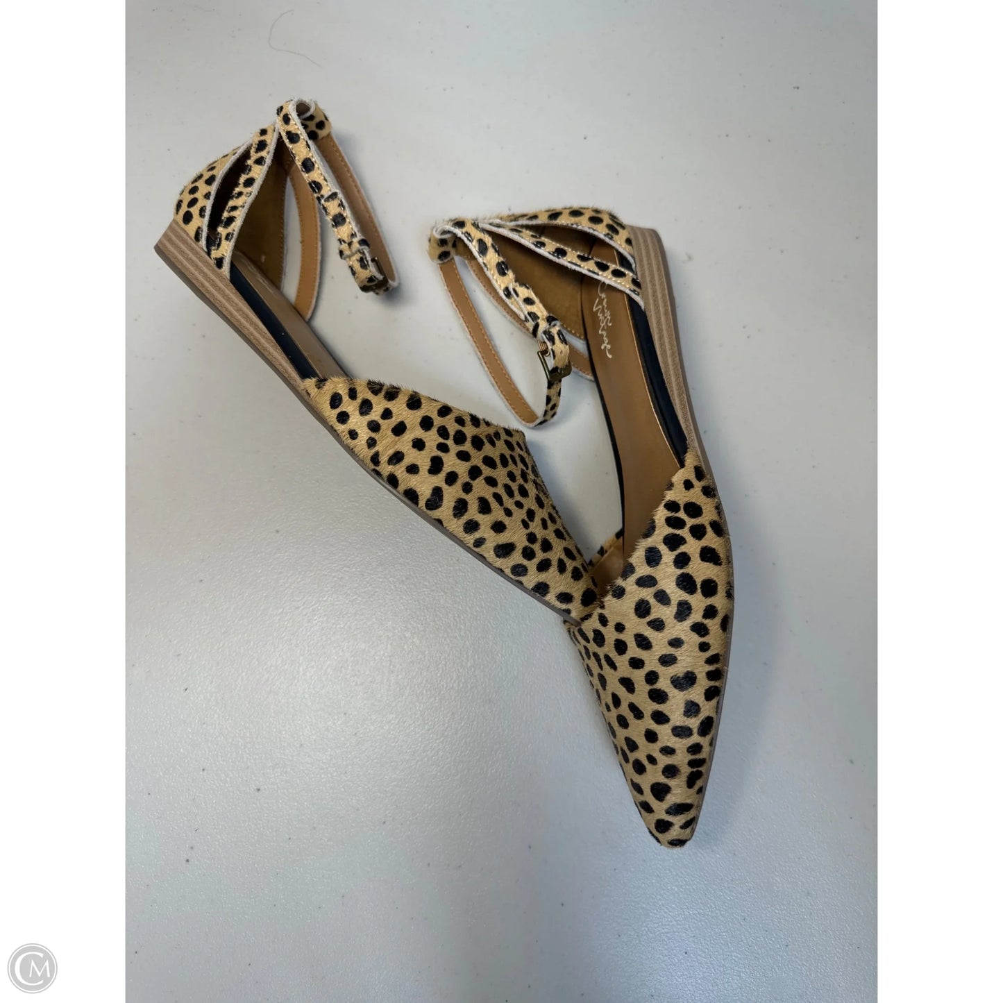 Shoes Flats By Crown Vintage In Animal Print, Size: 8.5
