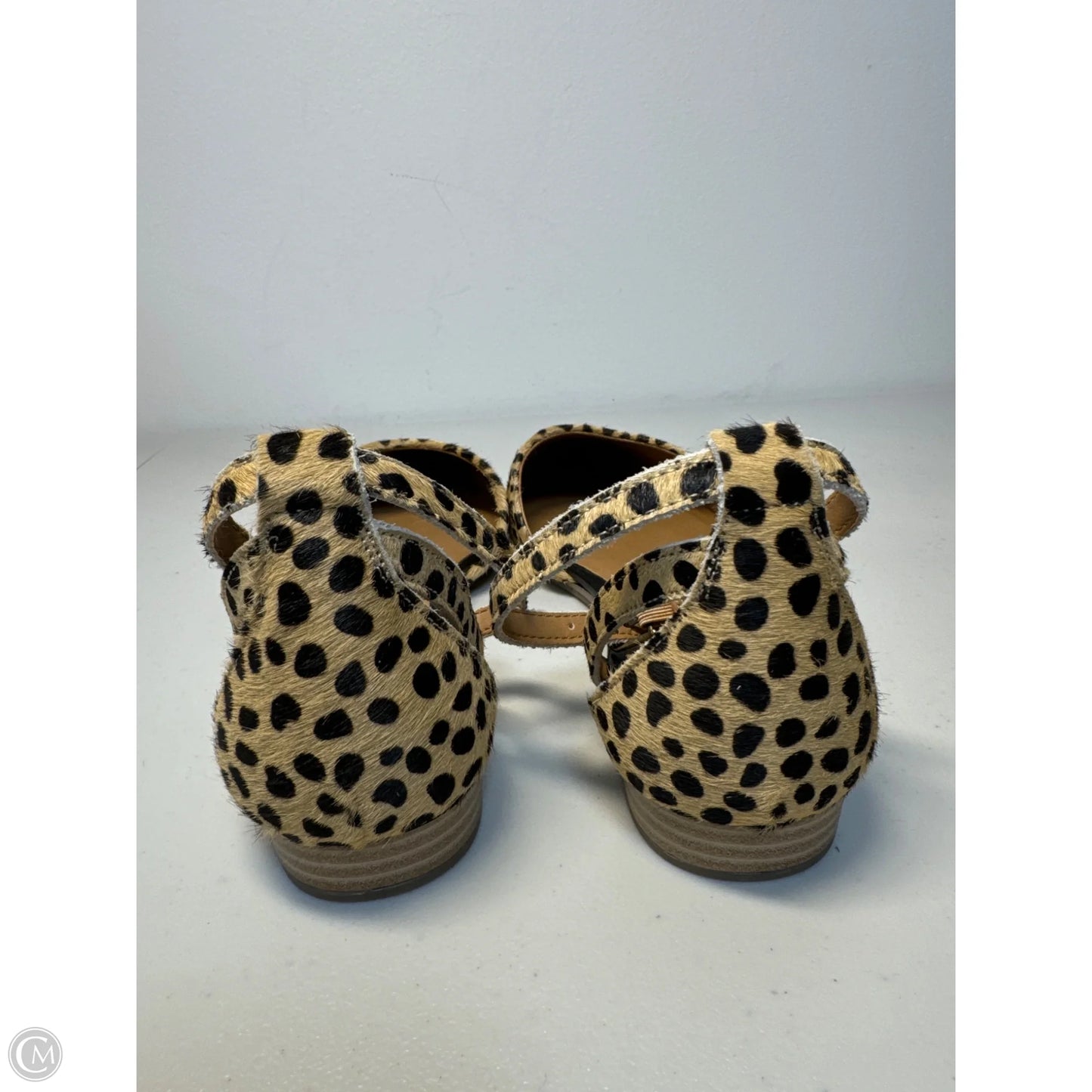 Shoes Flats By Crown Vintage In Animal Print, Size: 8.5