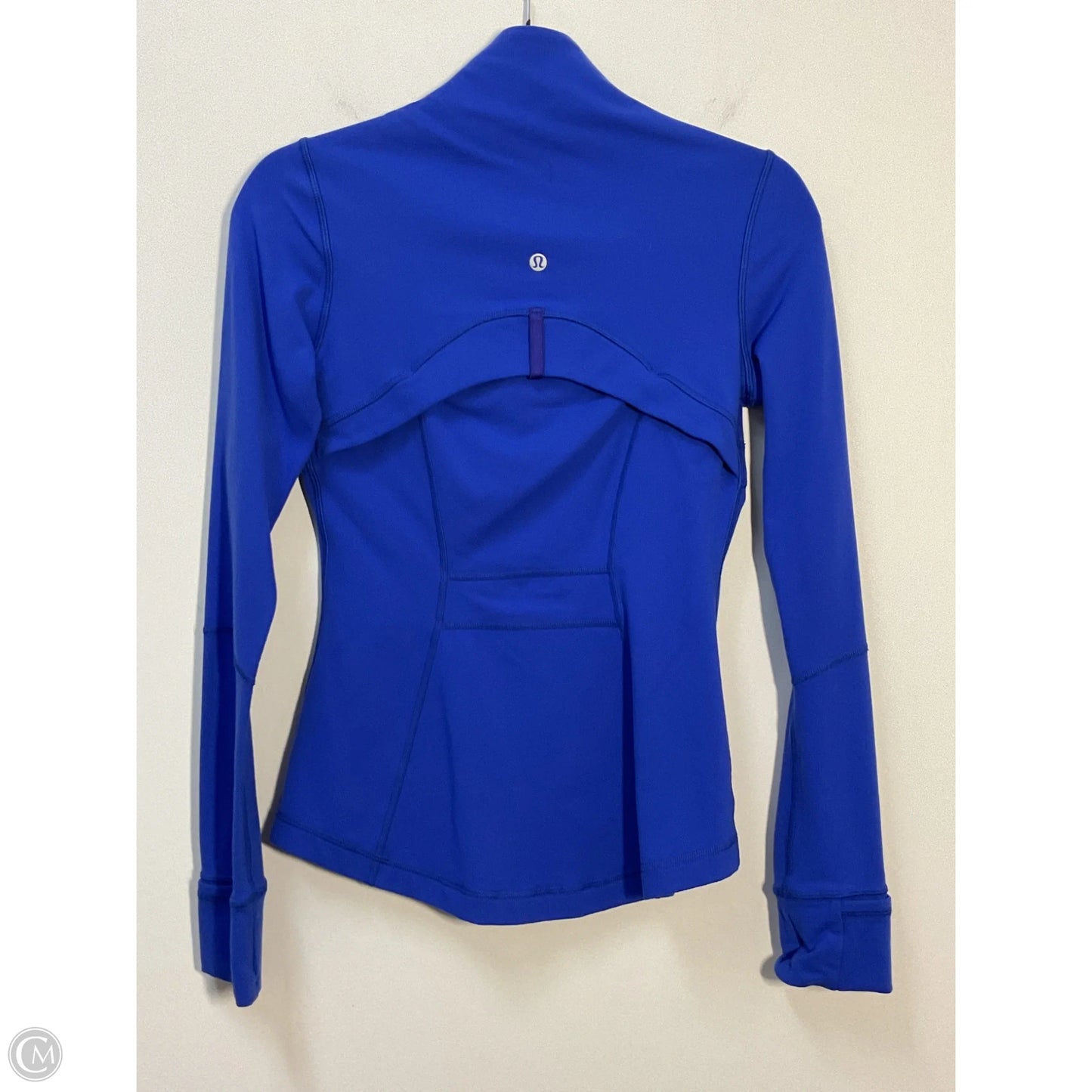 Athletic Jacket By Lululemon In Blue, Size: 4