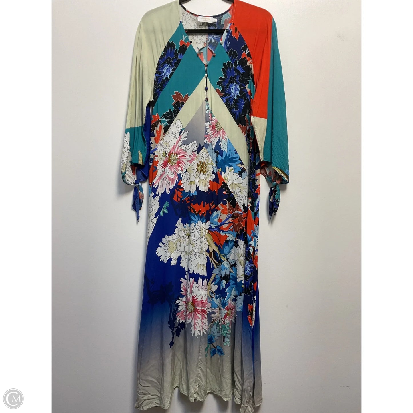Dress Party Long By Johnny Was In Floral Print, Size: M