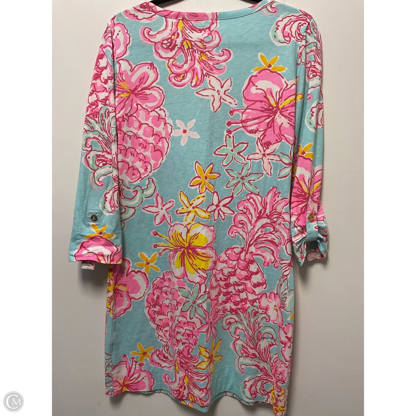 Dress Designer By Lilly Pulitzer In Blue & Pink, Size: S