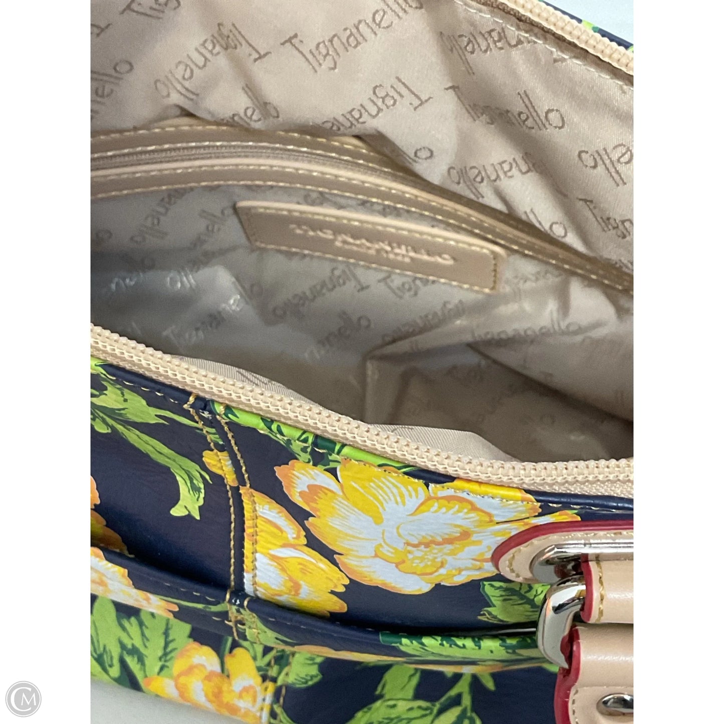 Handbag Leather By Tignanello Purses, Size: Medium