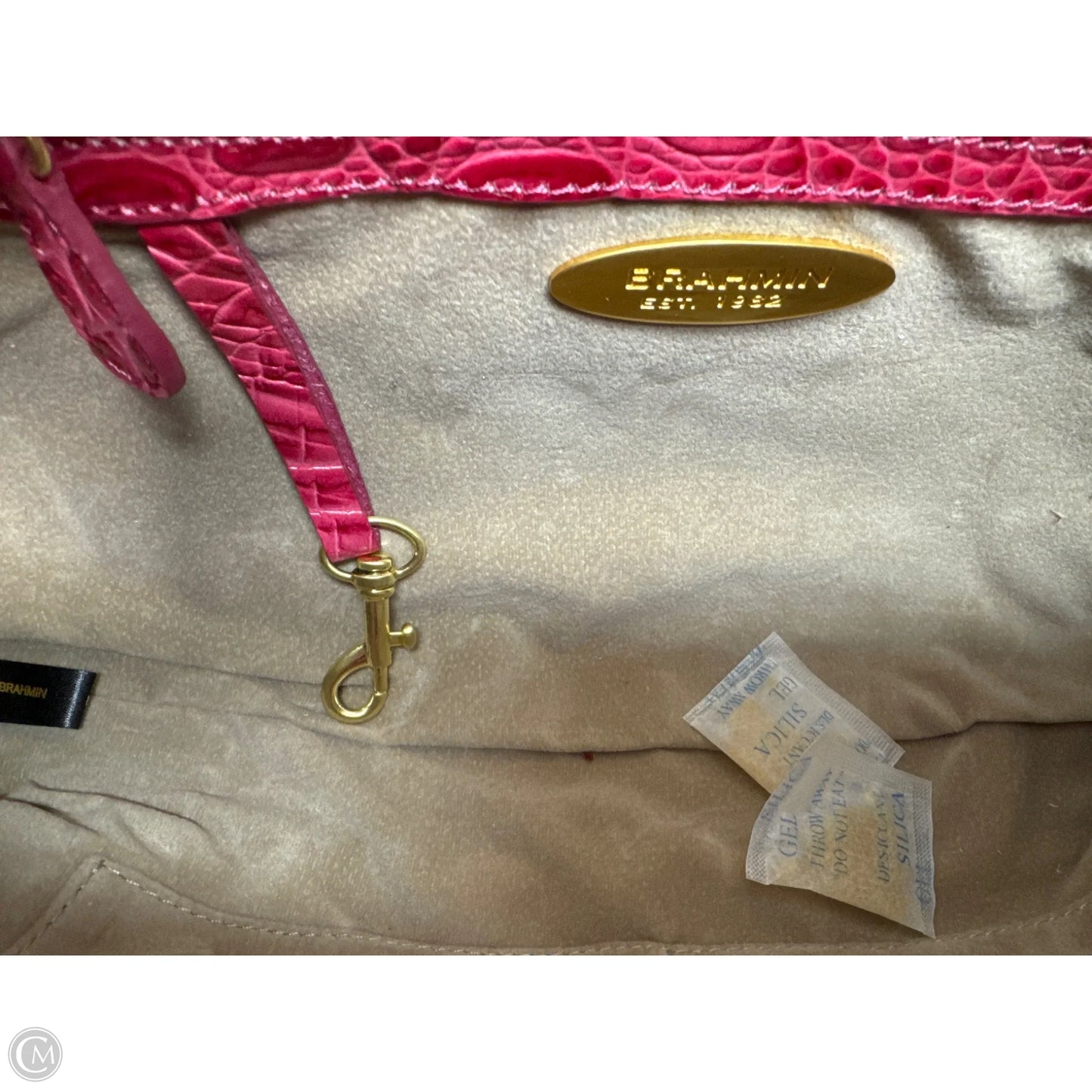 Handbag Designer By Brahmin, Size: Medium