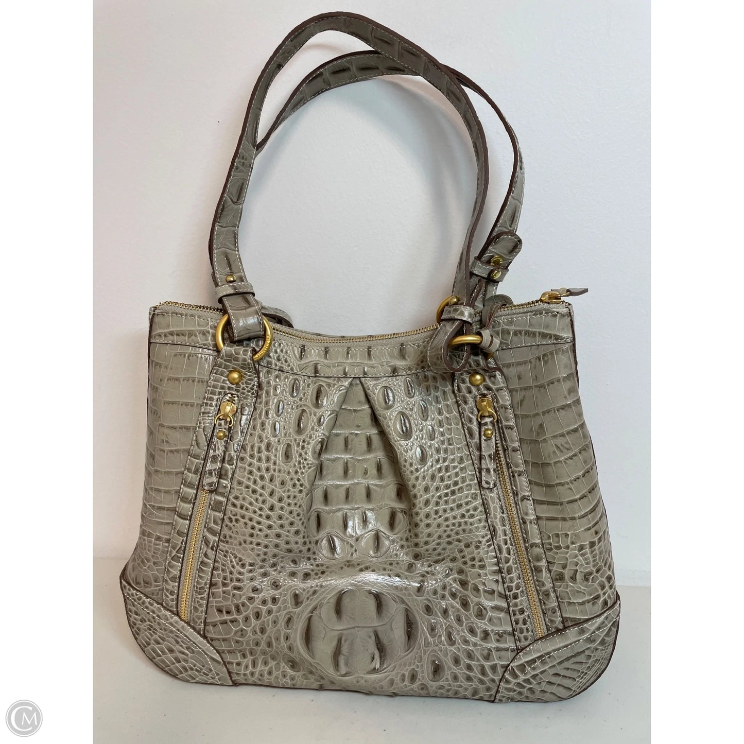 Handbag Designer By Brahmin, Size: Large