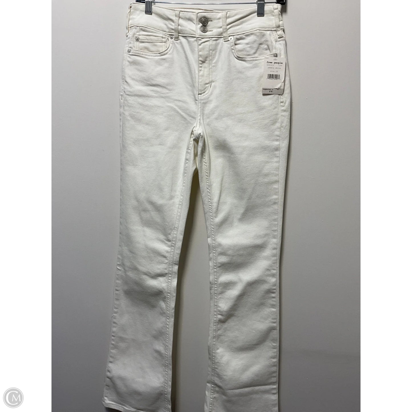 Jeans Boot Cut By We The Free In Cream Denim, Size: 6