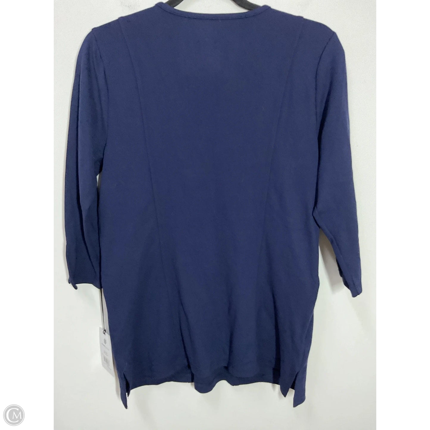 Top Long Sleeve By Clothes Mentor In Navy, Size: M
