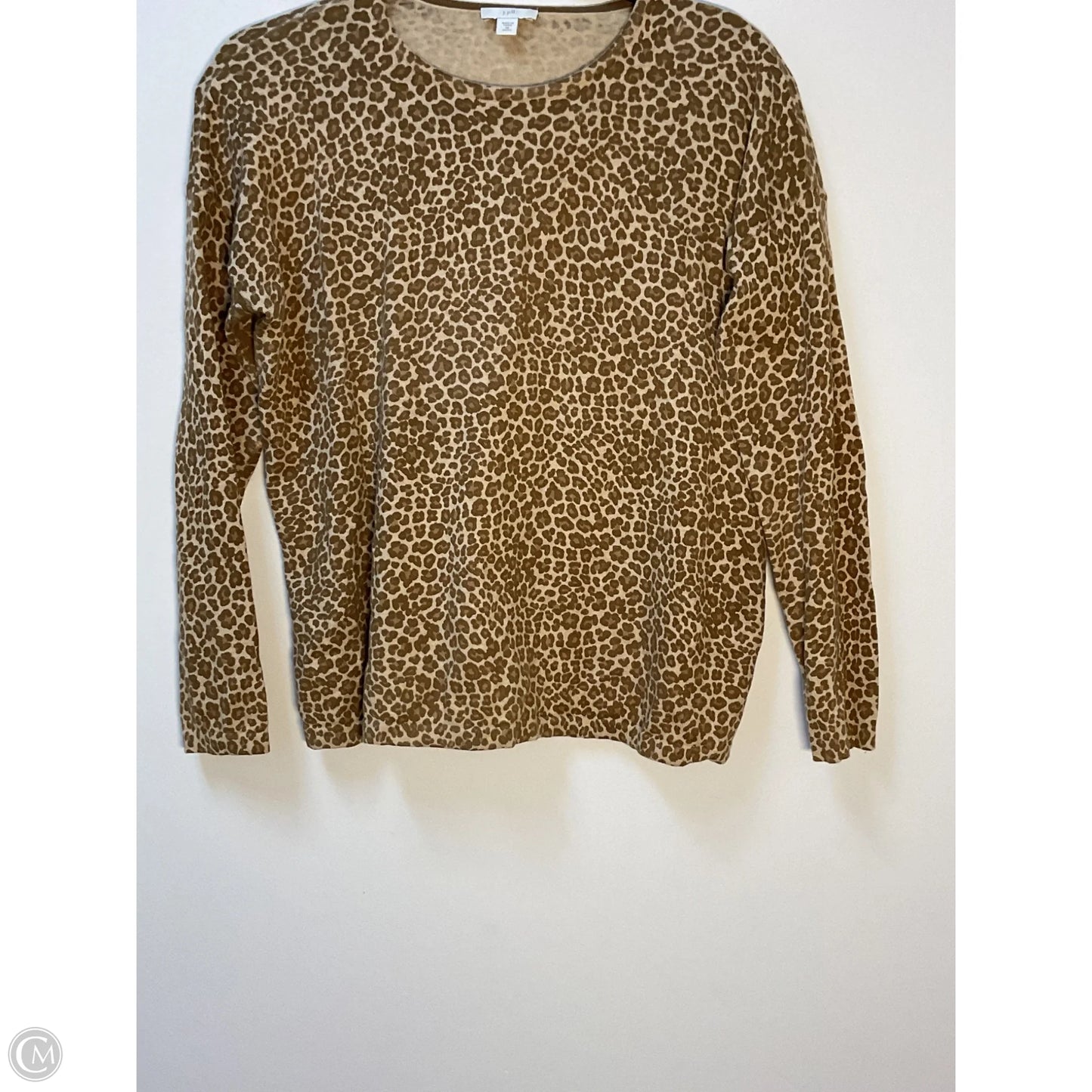 Top Long Sleeve By J. Jill In Animal Print, Size: Xsp
