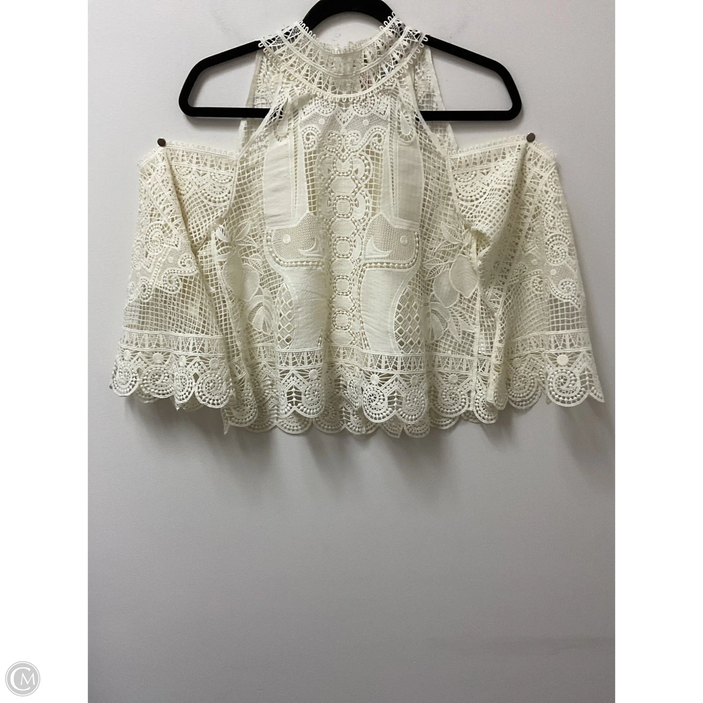 Top Long Sleeve By Farm Rio In Cream, Size: Xs