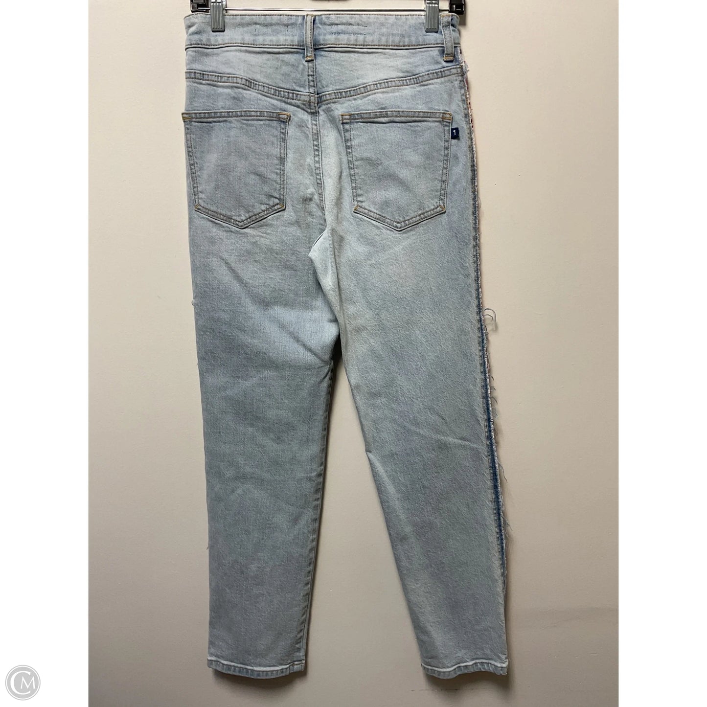 Jeans Straight By Pilcro In Blue Denim, Size: 4