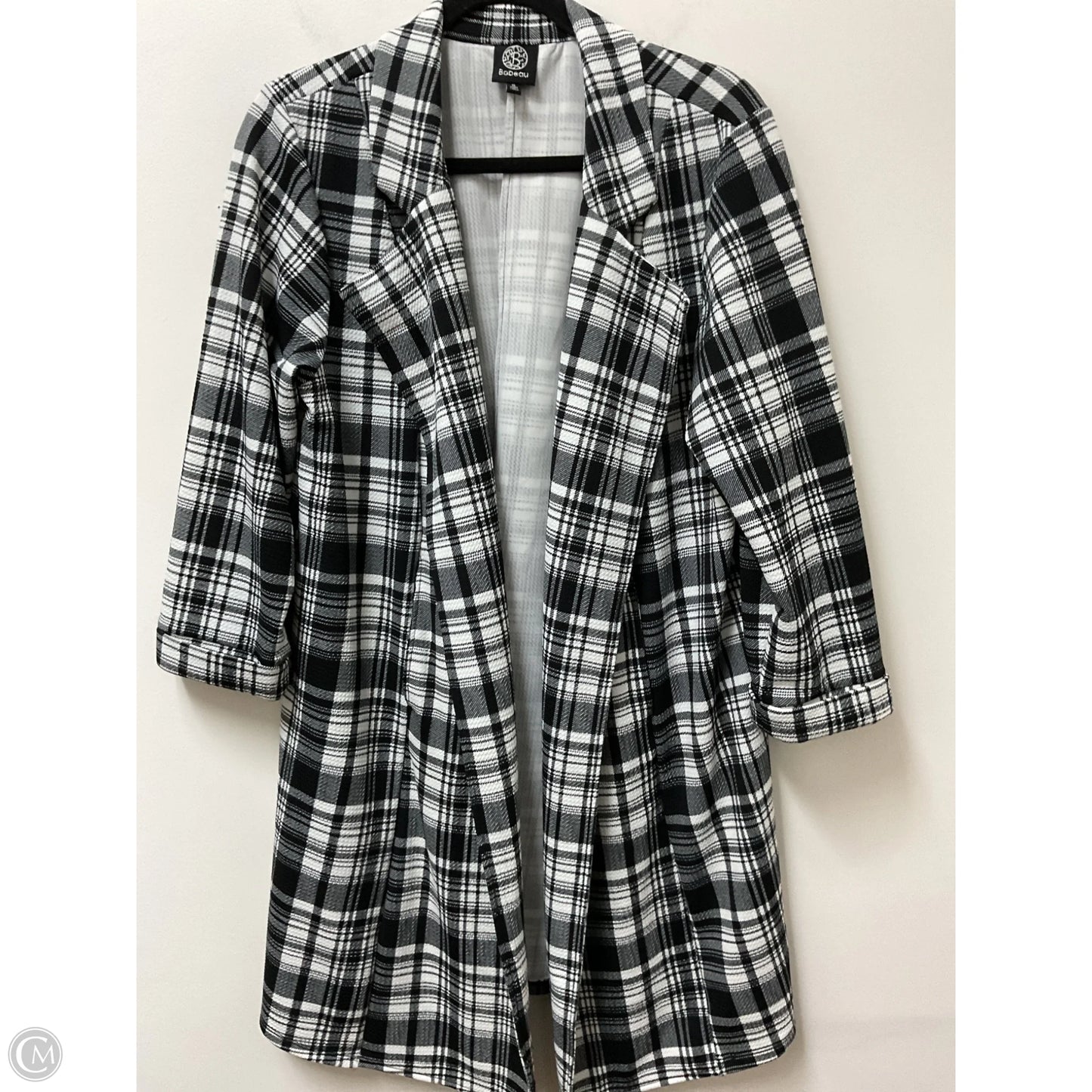 Jacket Other By Bobeau In Plaid Pattern, Size: Xl