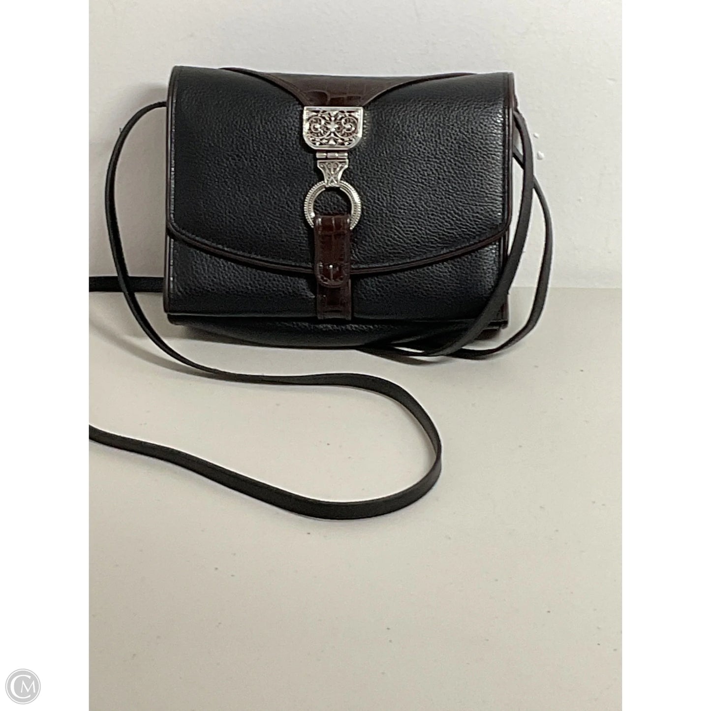 Crossbody Leather By Brighton, Size: Medium