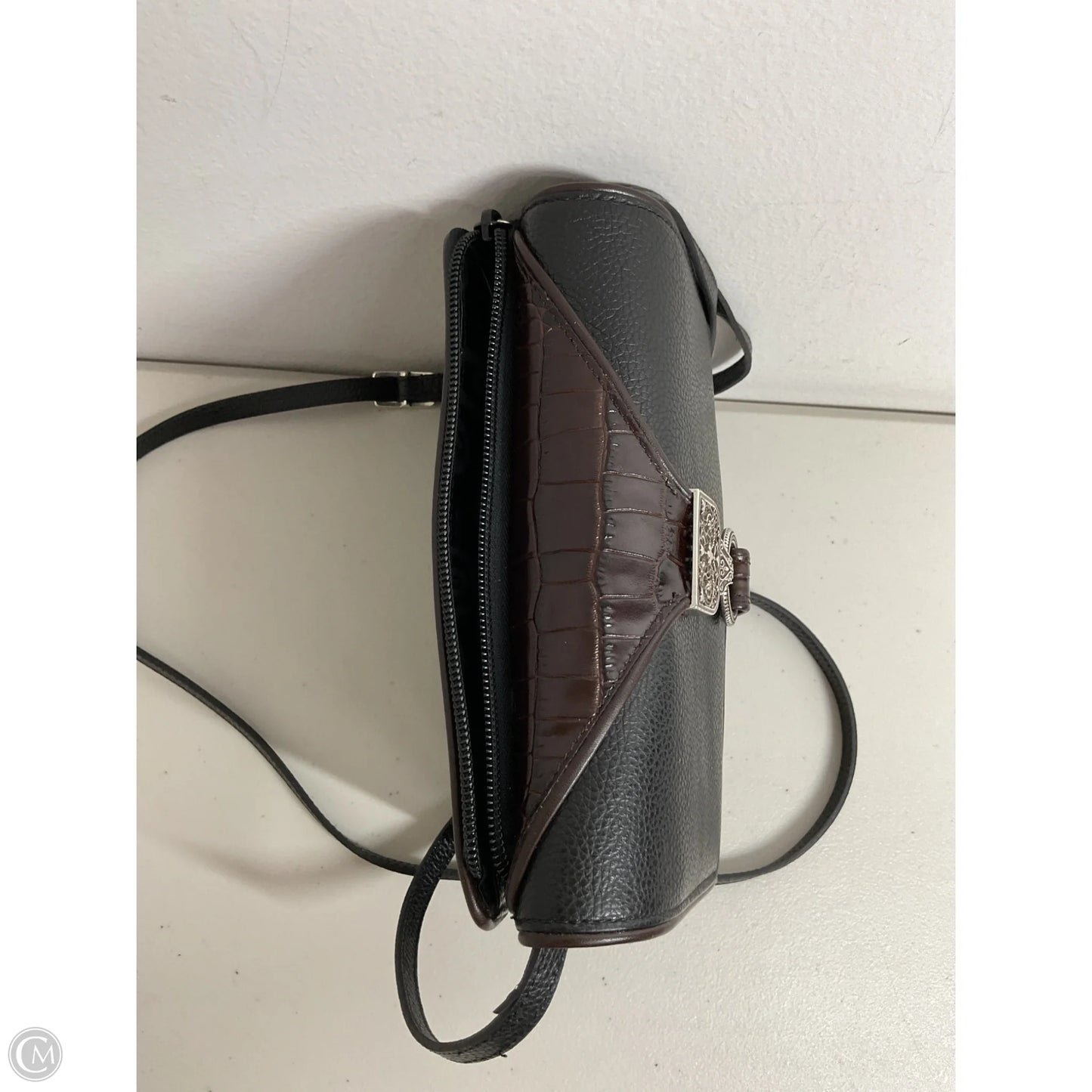 Crossbody Leather By Brighton, Size: Medium