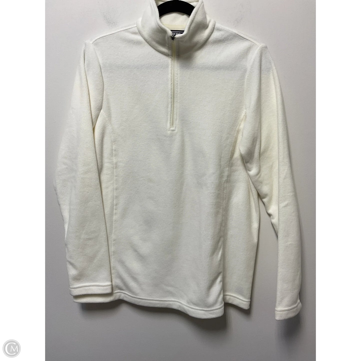 Athletic Fleece By Lands End In Cream, Size: S