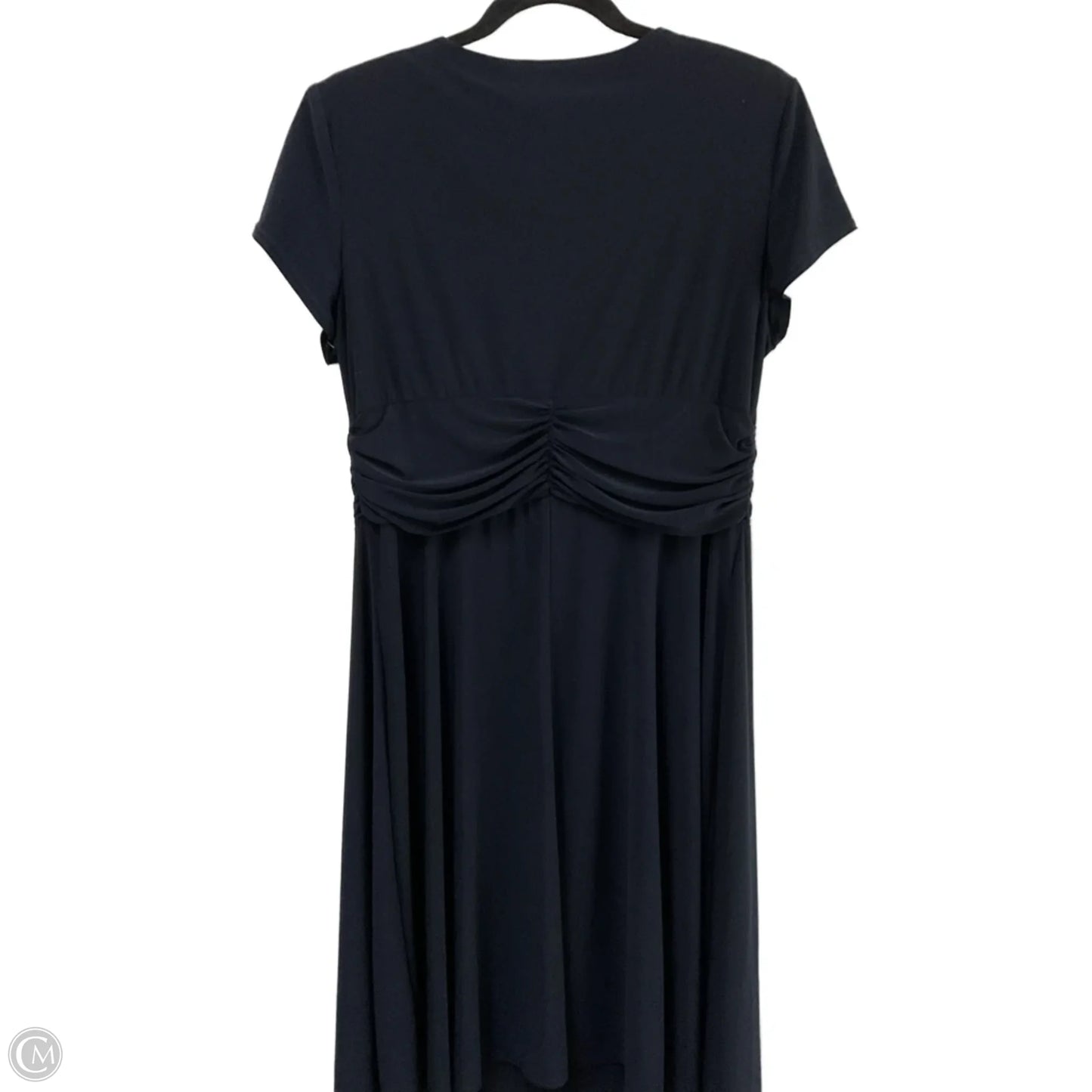 Dress Party Midi By R And M Richards In Navy, Size: Xl