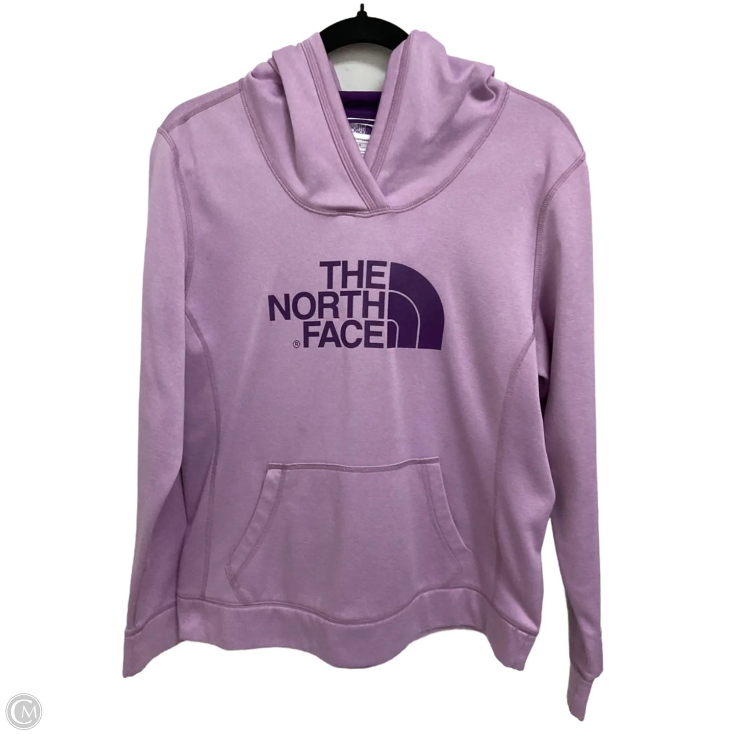 Sweatshirt Hoodie By The North Face In Pink & Purple, Size: L
