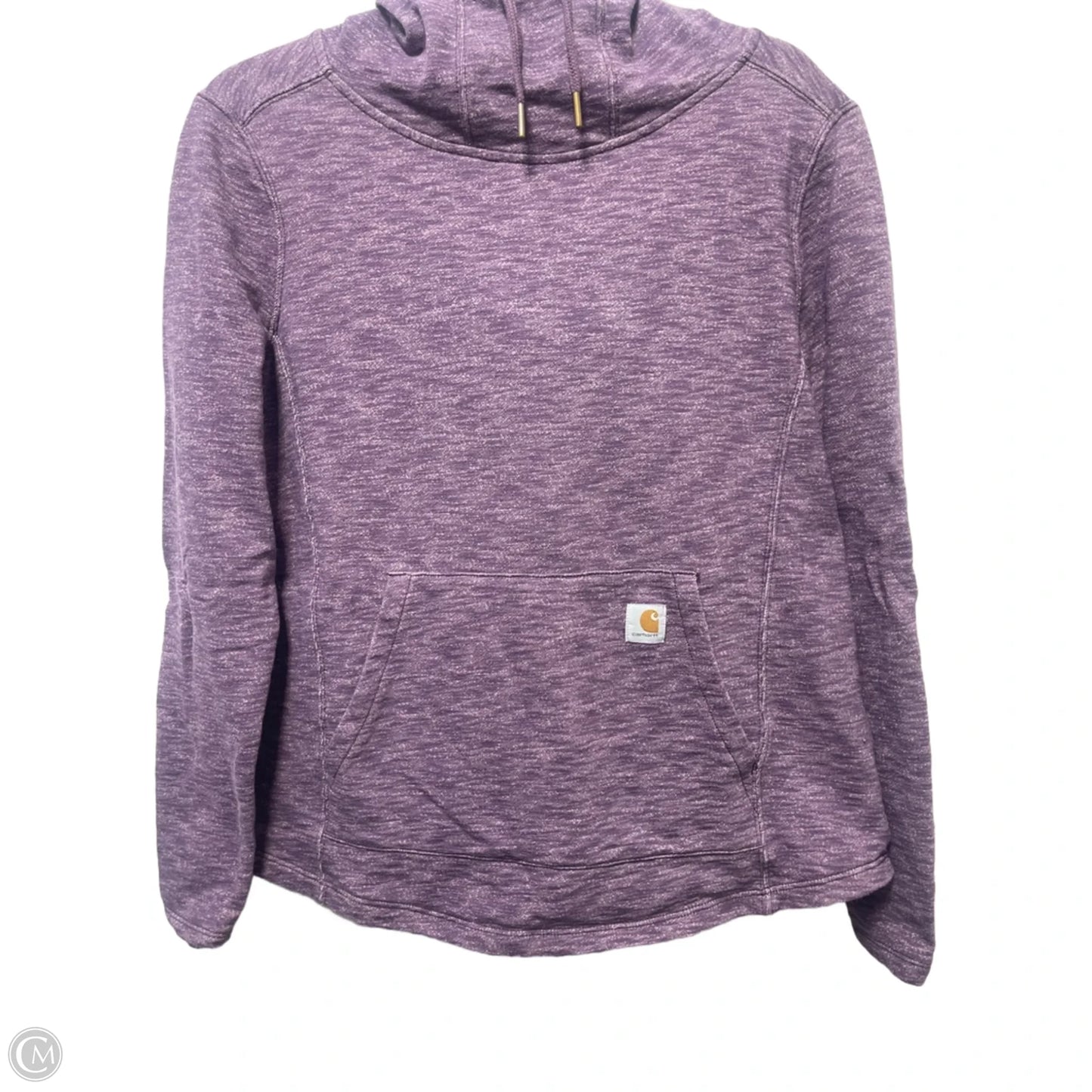 Sweatshirt Hoodie By Carhartt In Purple, Size: L