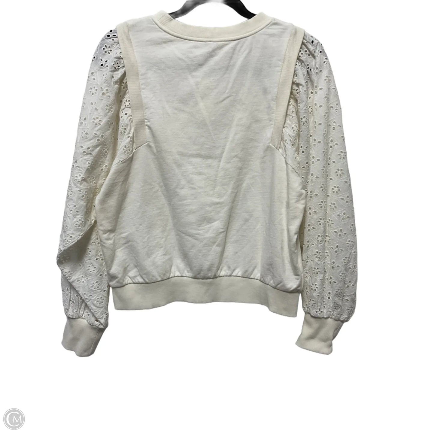 Top Long Sleeve By Pilcro In Cream, Size: S